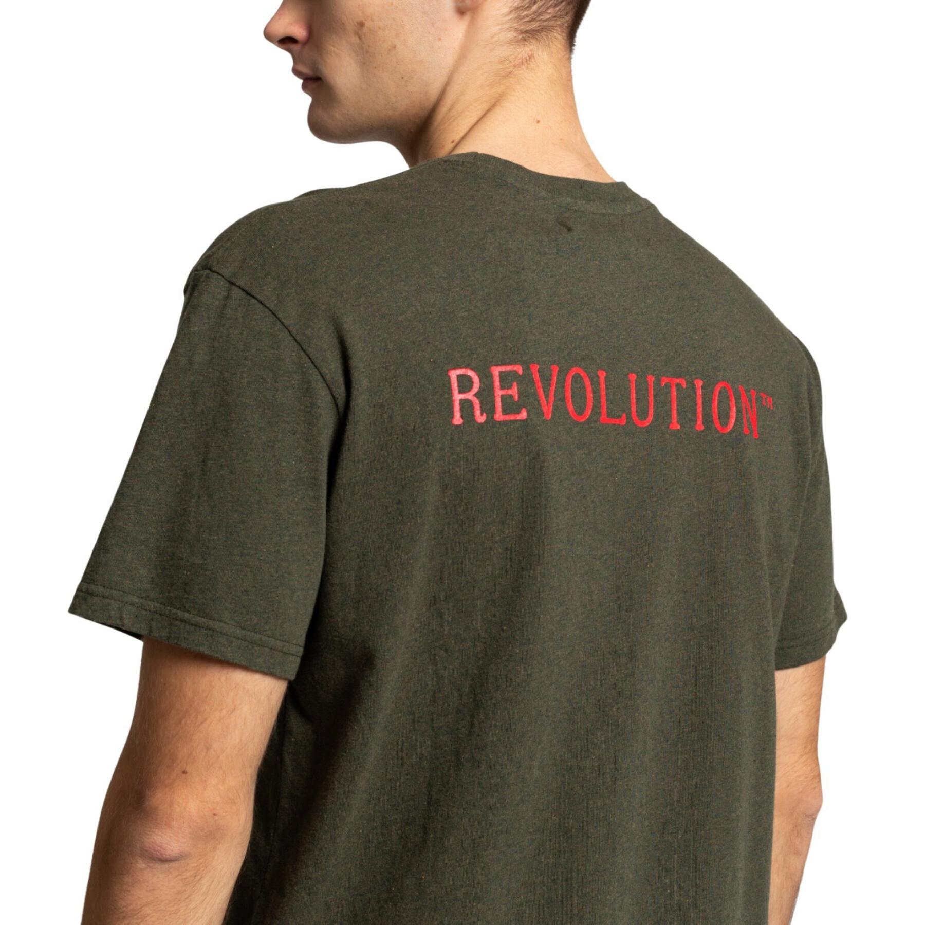 T-shirt med rund halsringning Revolution loose-fit