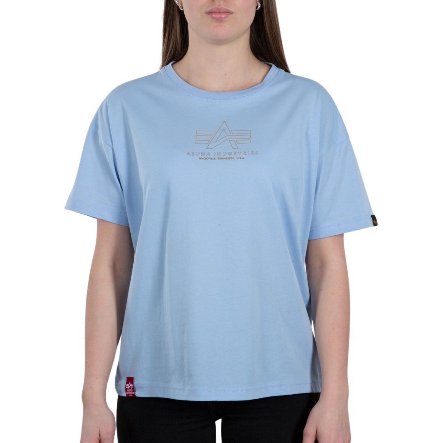 T-shirt för kvinnor Alpha Industries Basic COS ML Foil Print