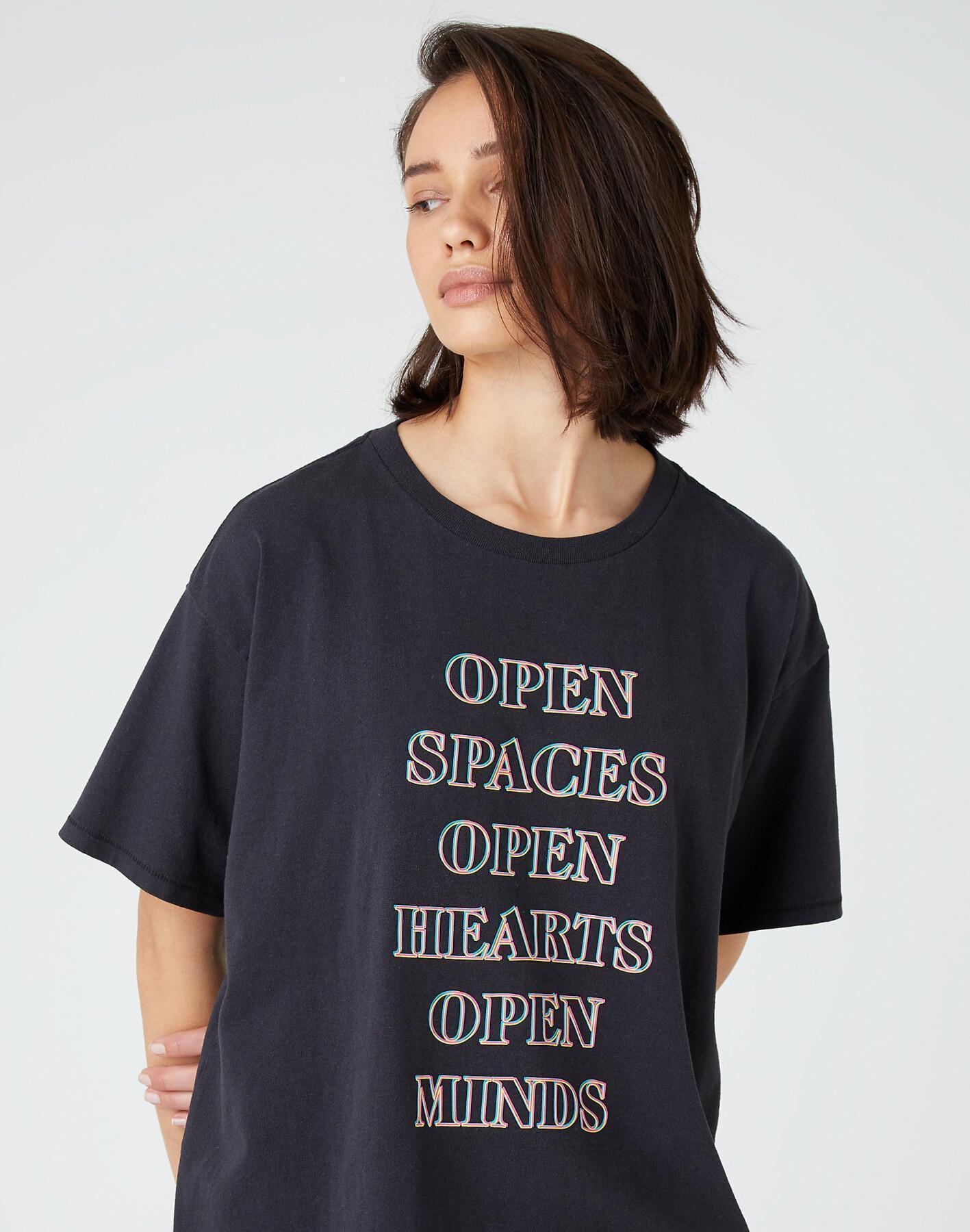 Oversized T-shirt för kvinnor Wrangler Worn