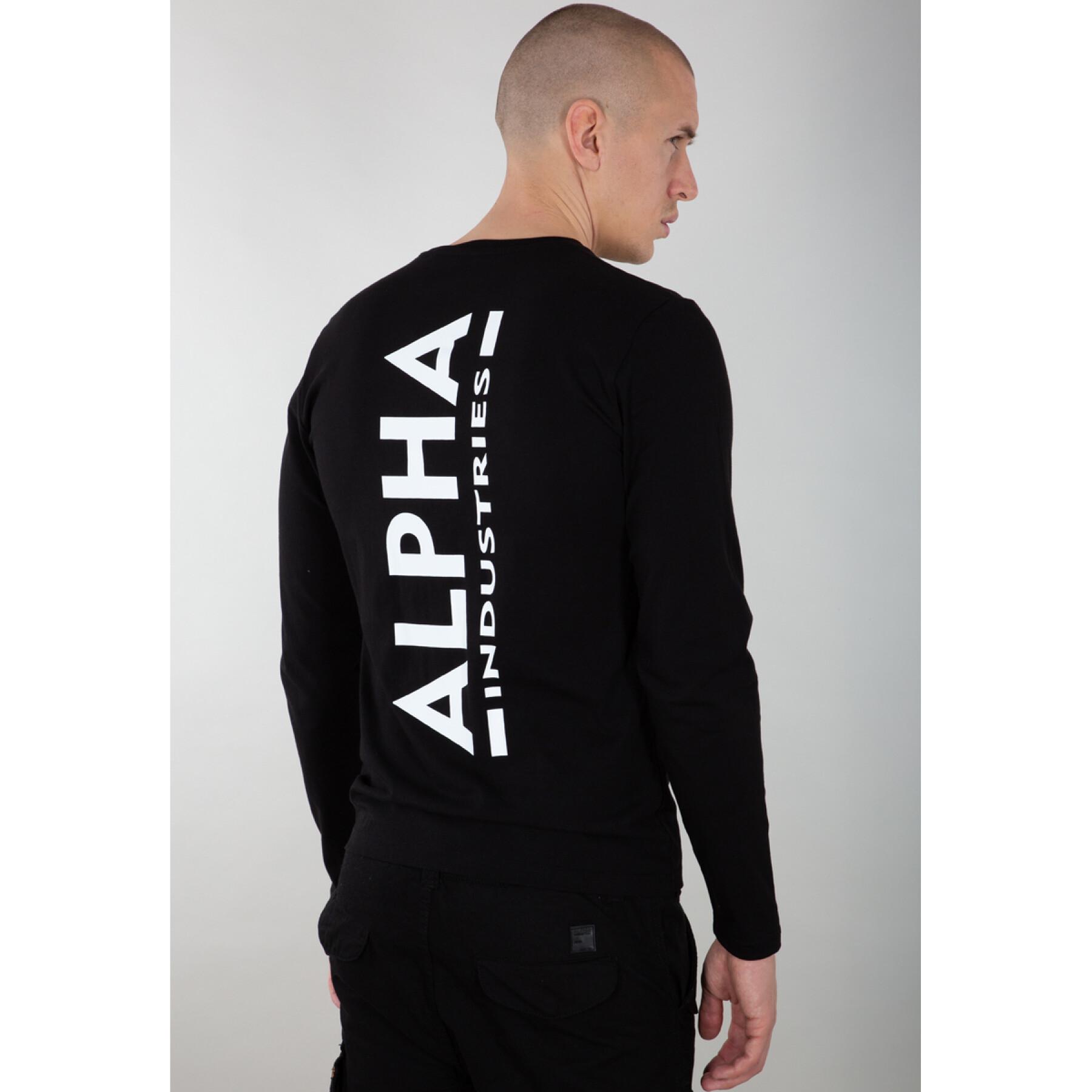 Långärmad T-shirt Alpha Industries Back Print Heavy