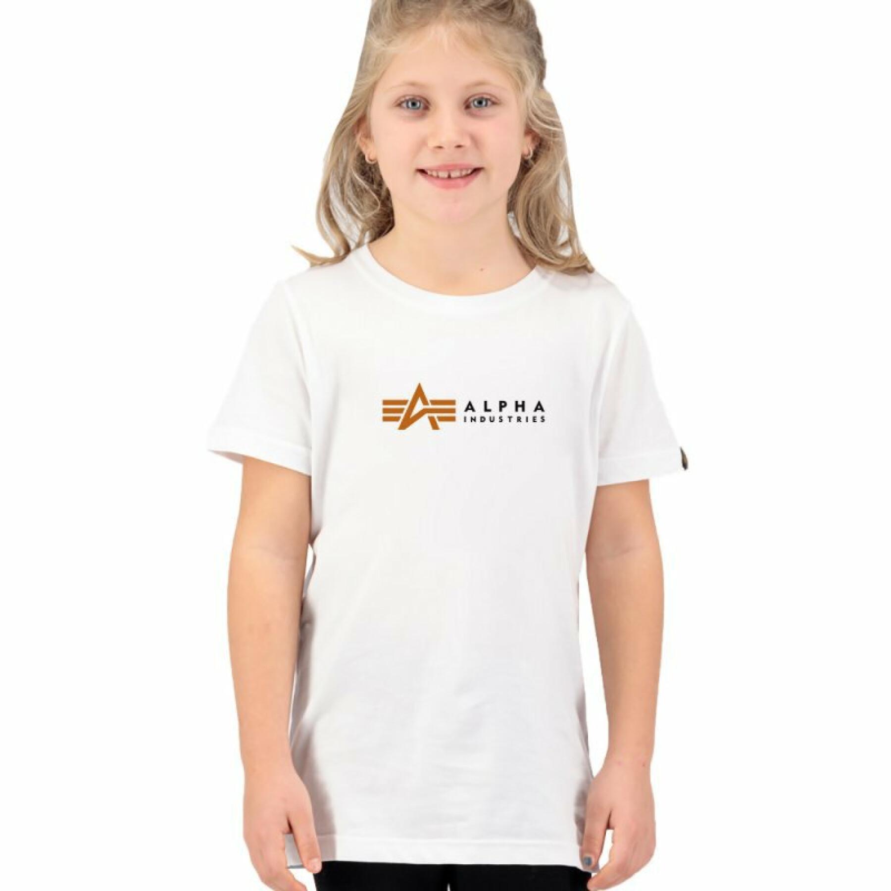 T-shirt för barn Alpha Industries Alpha Label