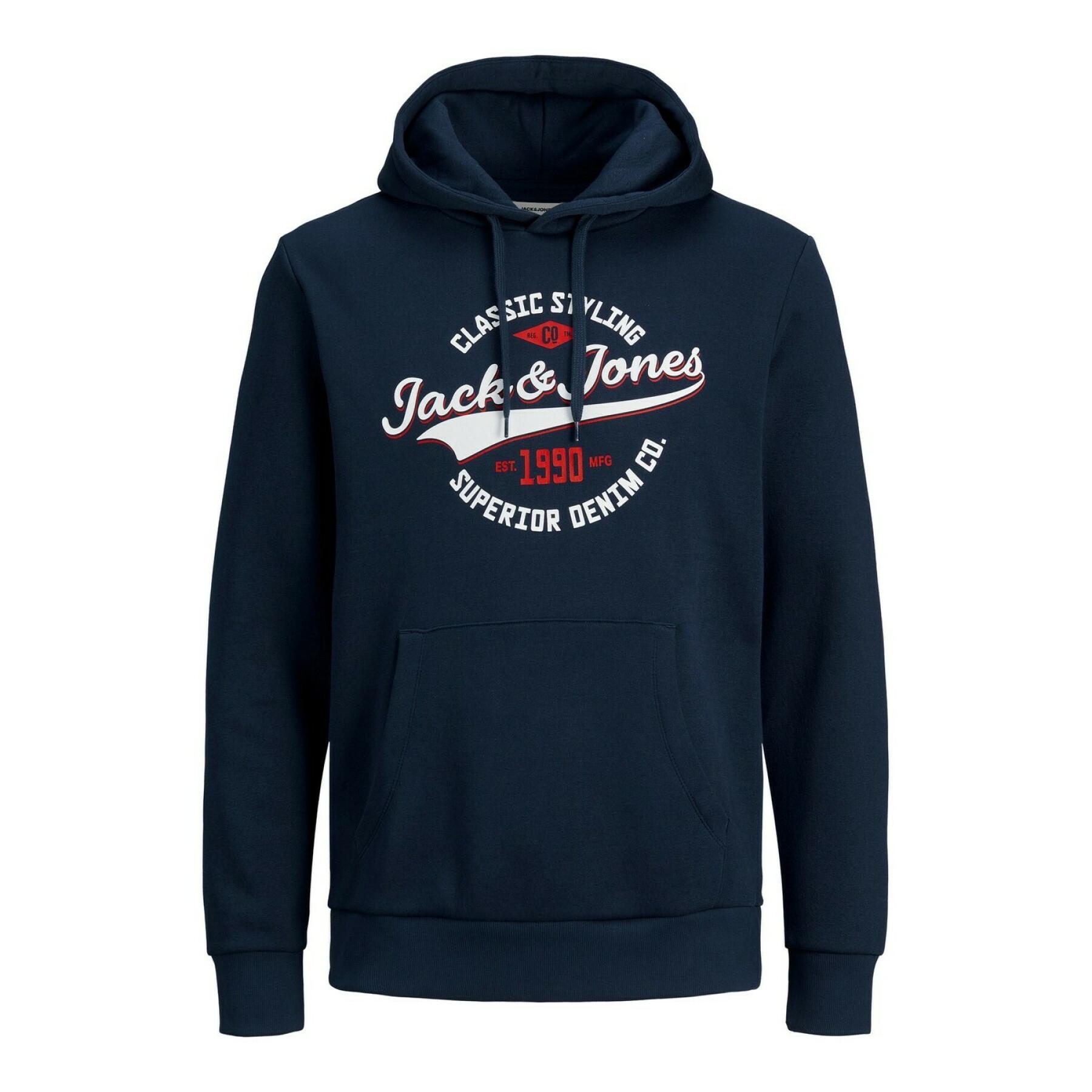 Sweatshirt med huva Jack & Jones Logo