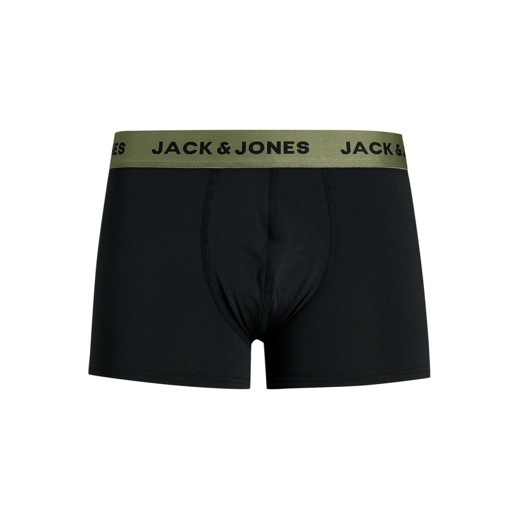 Set med 3 boxershorts Jack & Jones Flower Microfiber