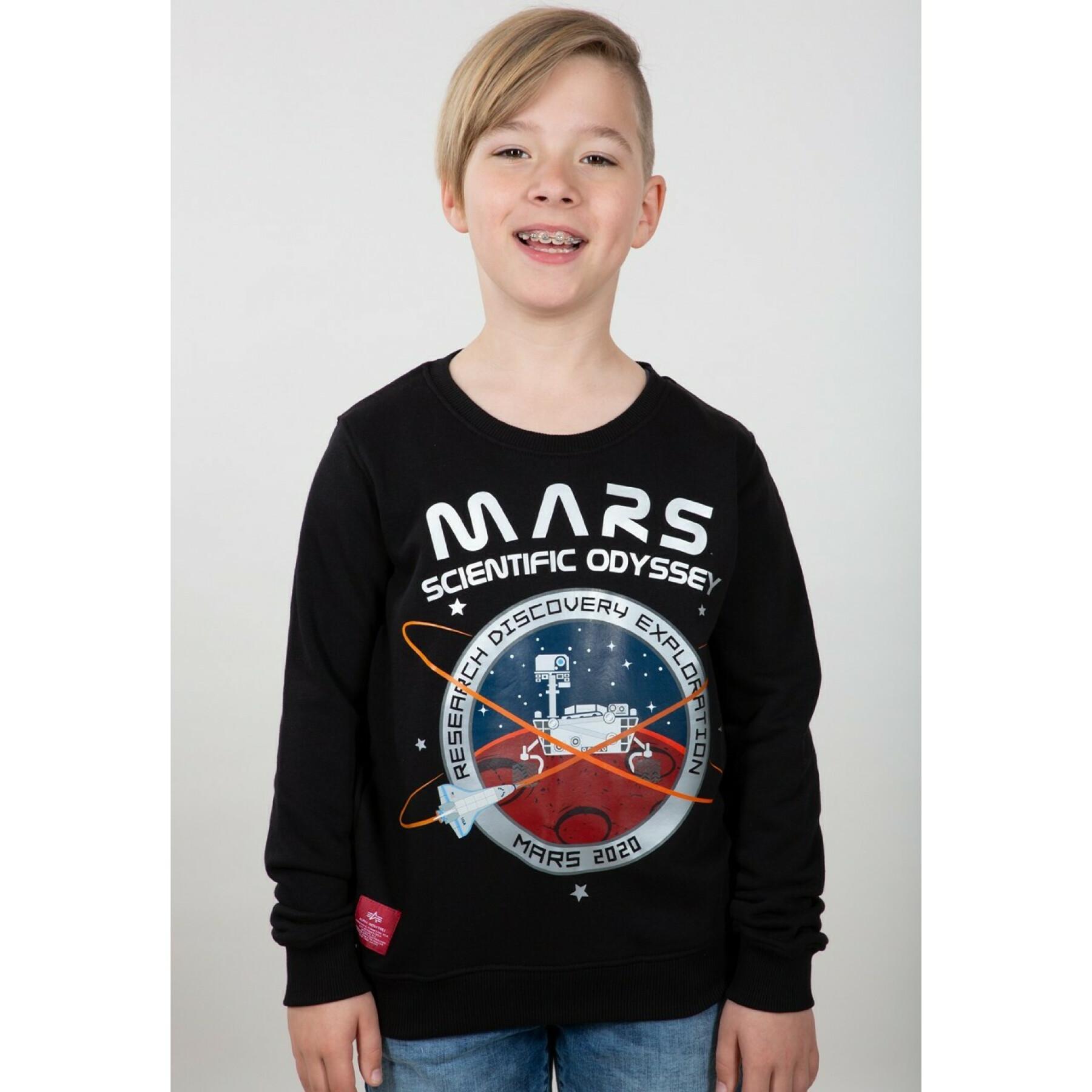 Sweatshirt för barn Alpha Industries Mission To Mars