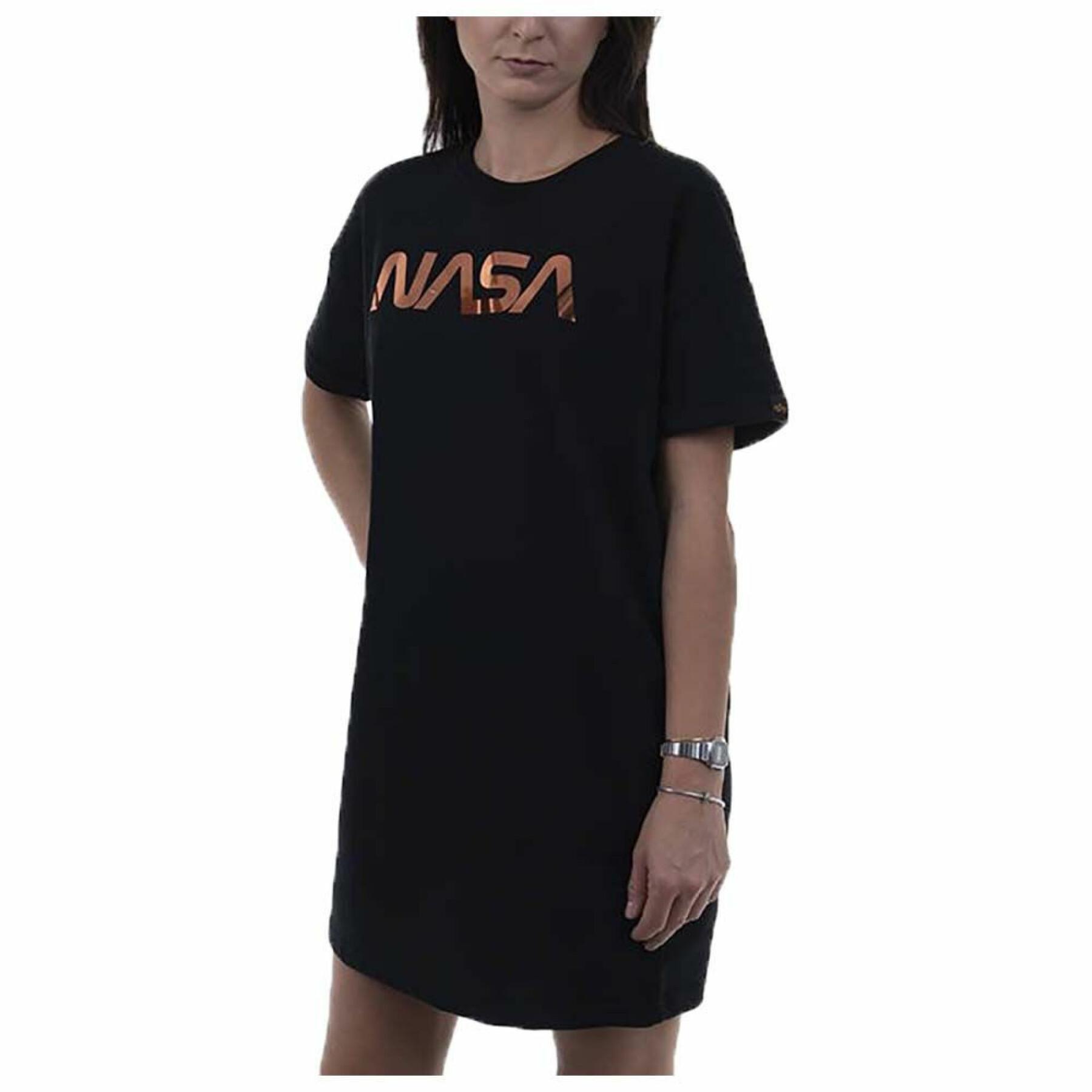T-shirt för kvinnor Alpha Industries NASA Long OS