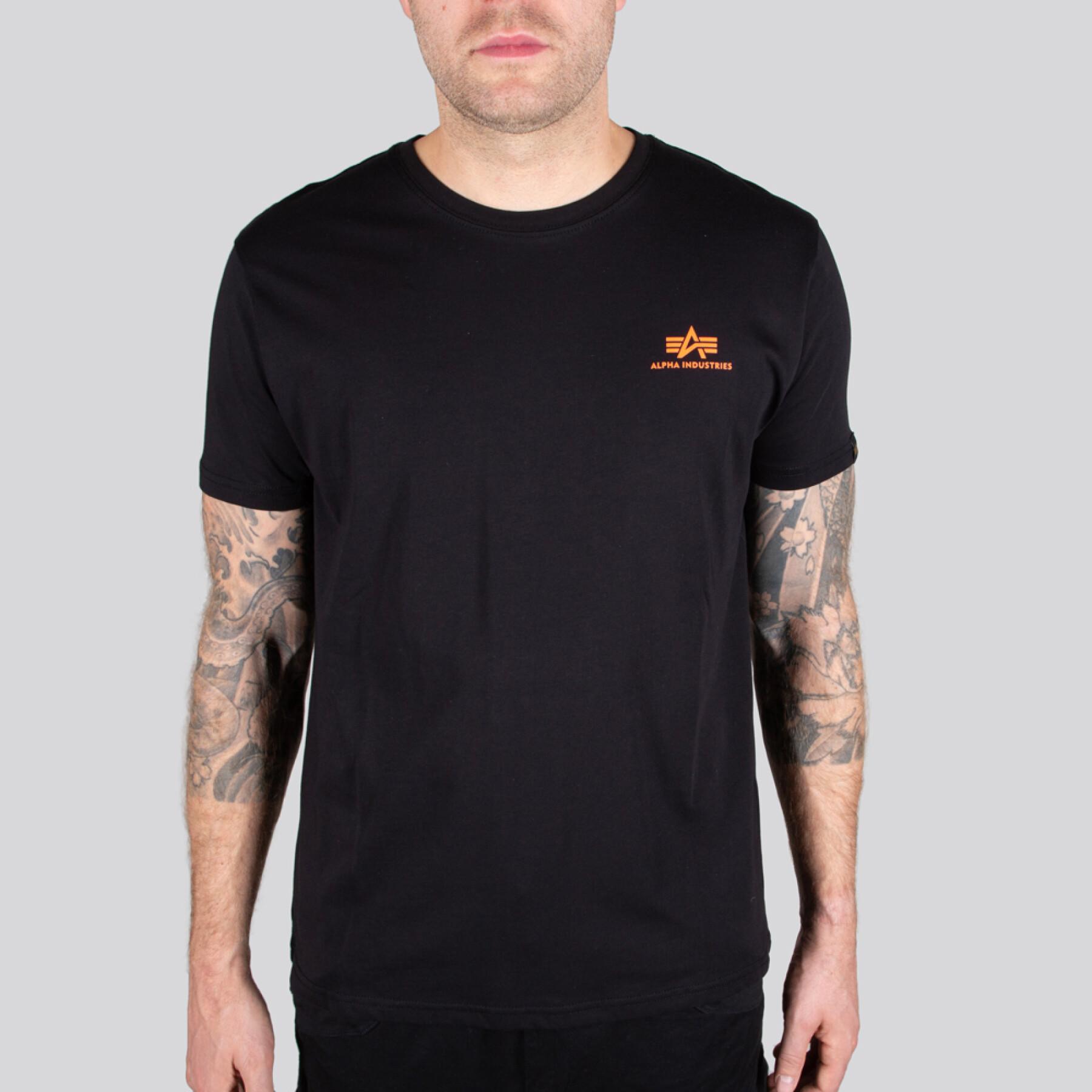 T-shirt med reflexer Alpha Industries Backprint T Print