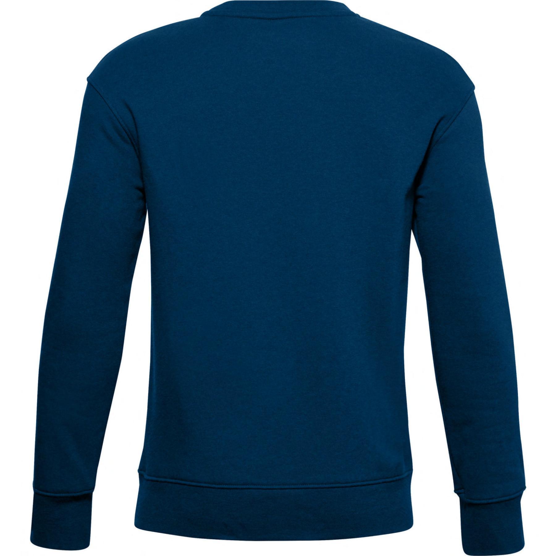 Sweatshirt för pojkar Under Armour à col ras du cou Rival Fleece