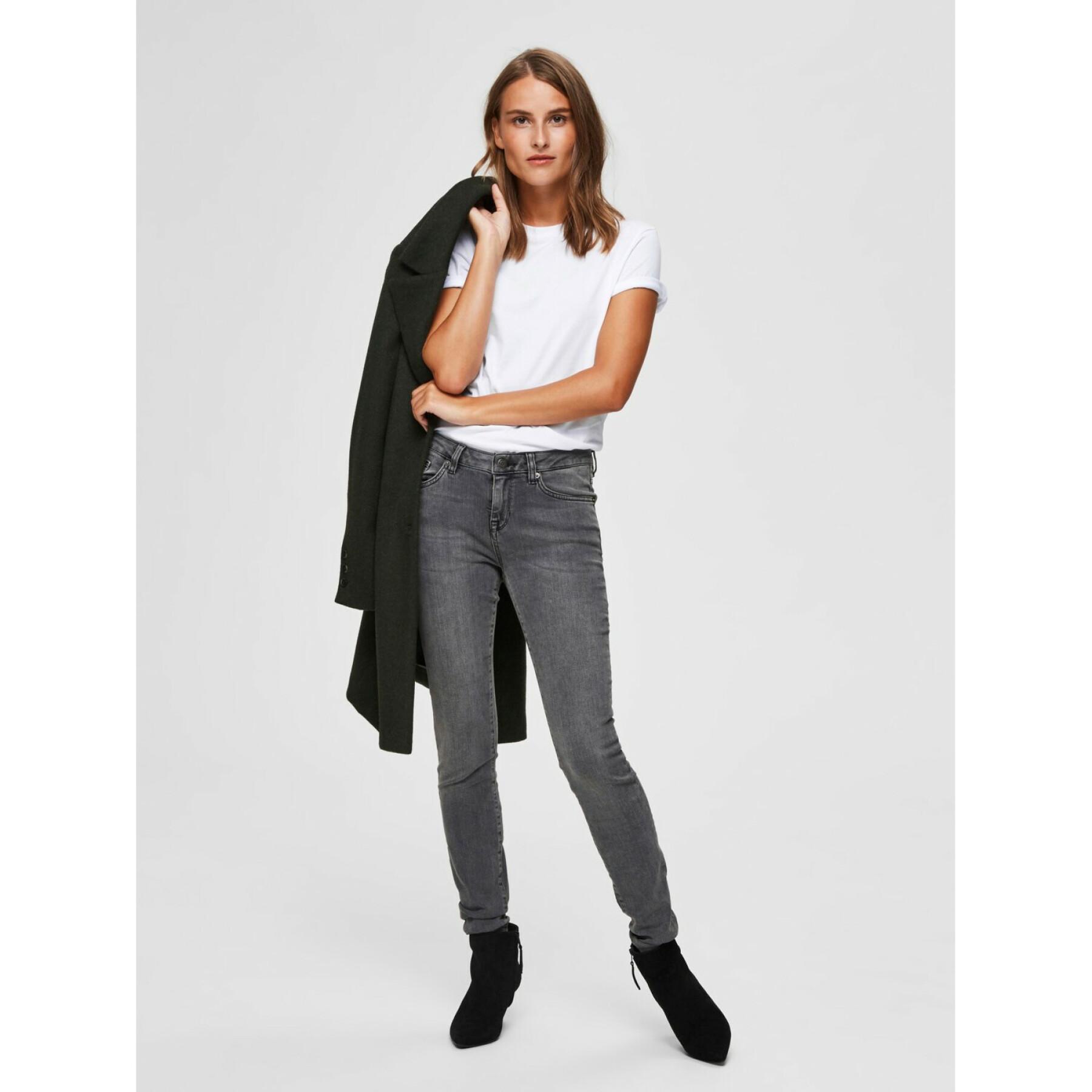 Skinny jeans för kvinnor Selected Ida