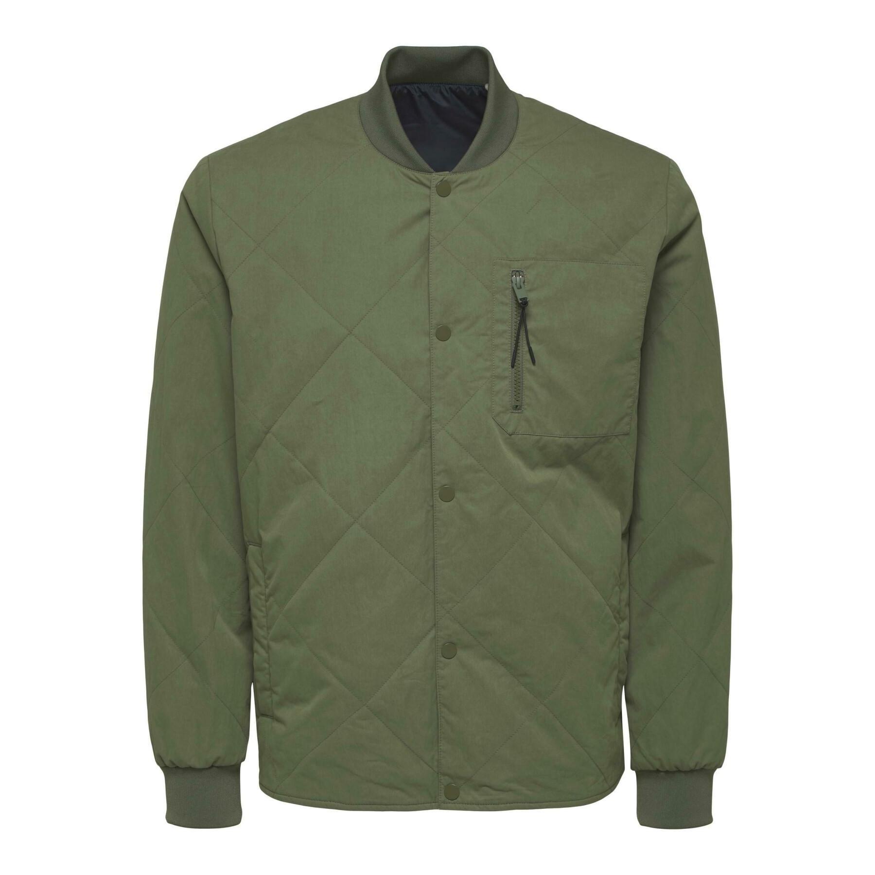 Jacka Selected Slhstratford Quilted Bomber