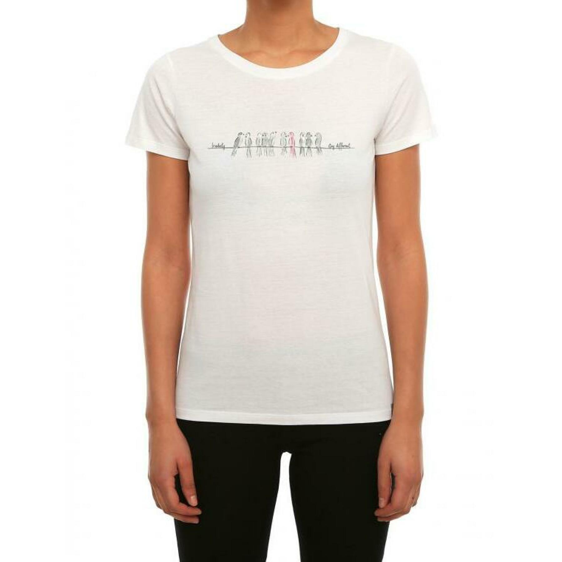 Randig T-shirt för kvinnor Iriedaily stay-birdy