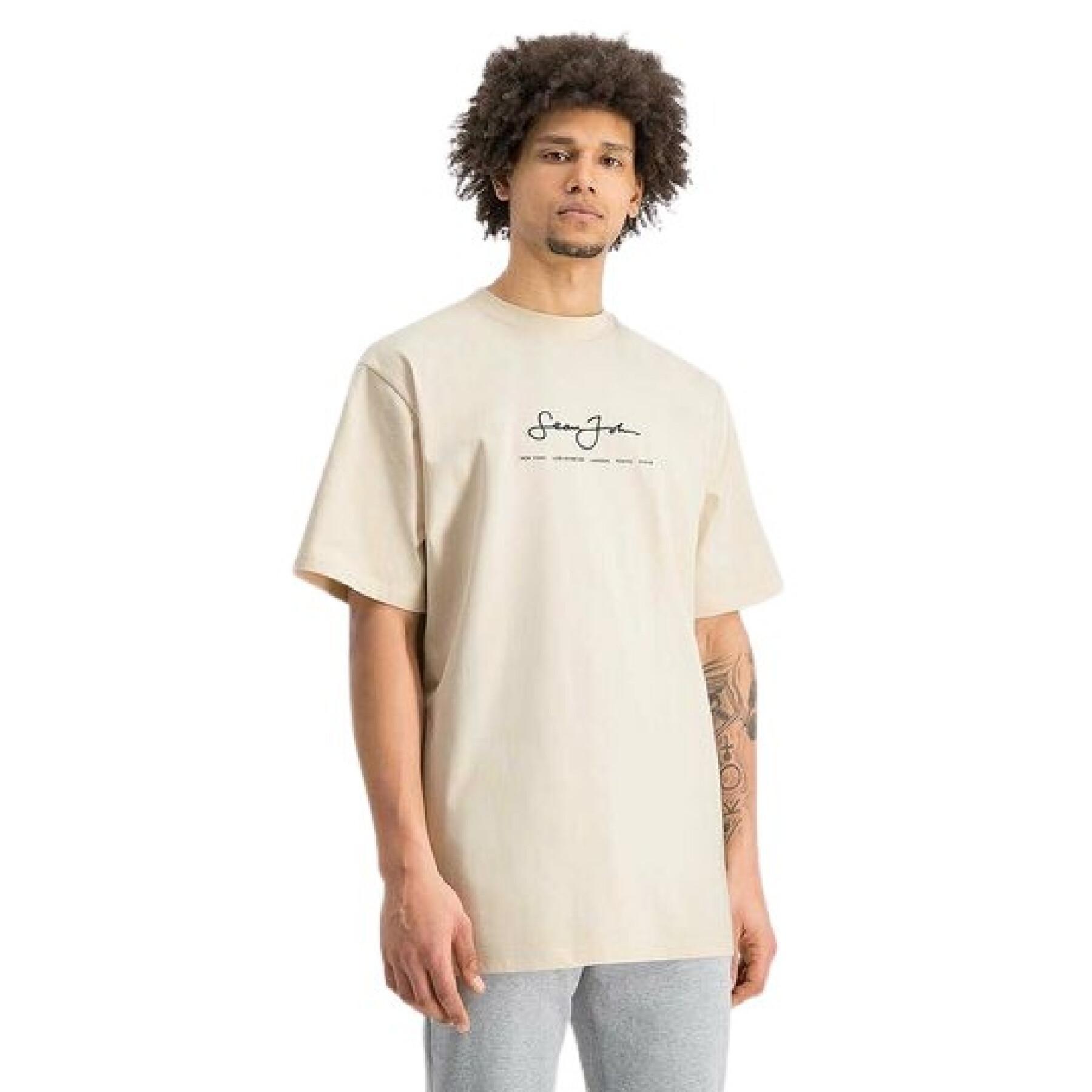 Kortärmad T-shirt Sean John Script Logo Essential