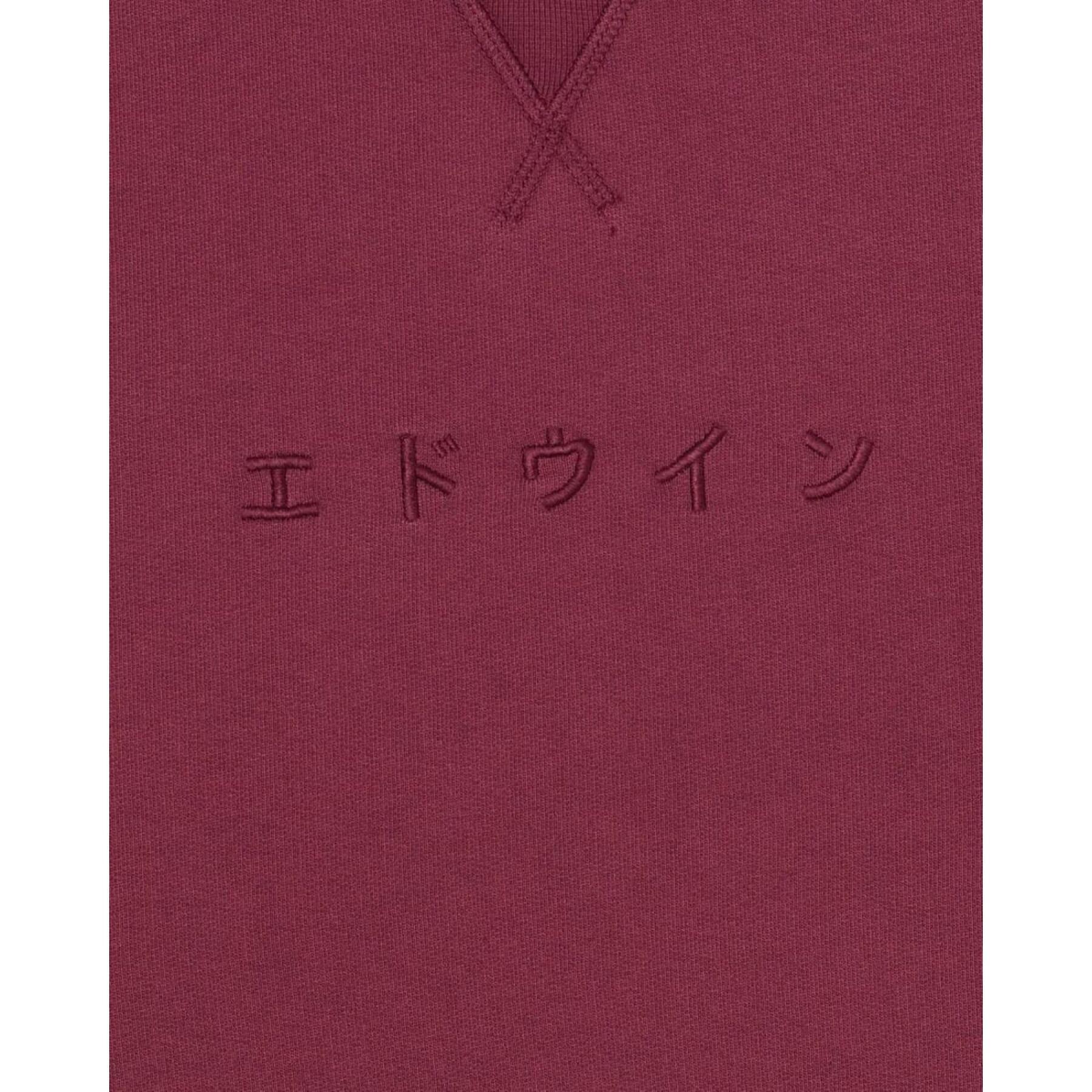 Sweatshirt med huva Edwin katakana