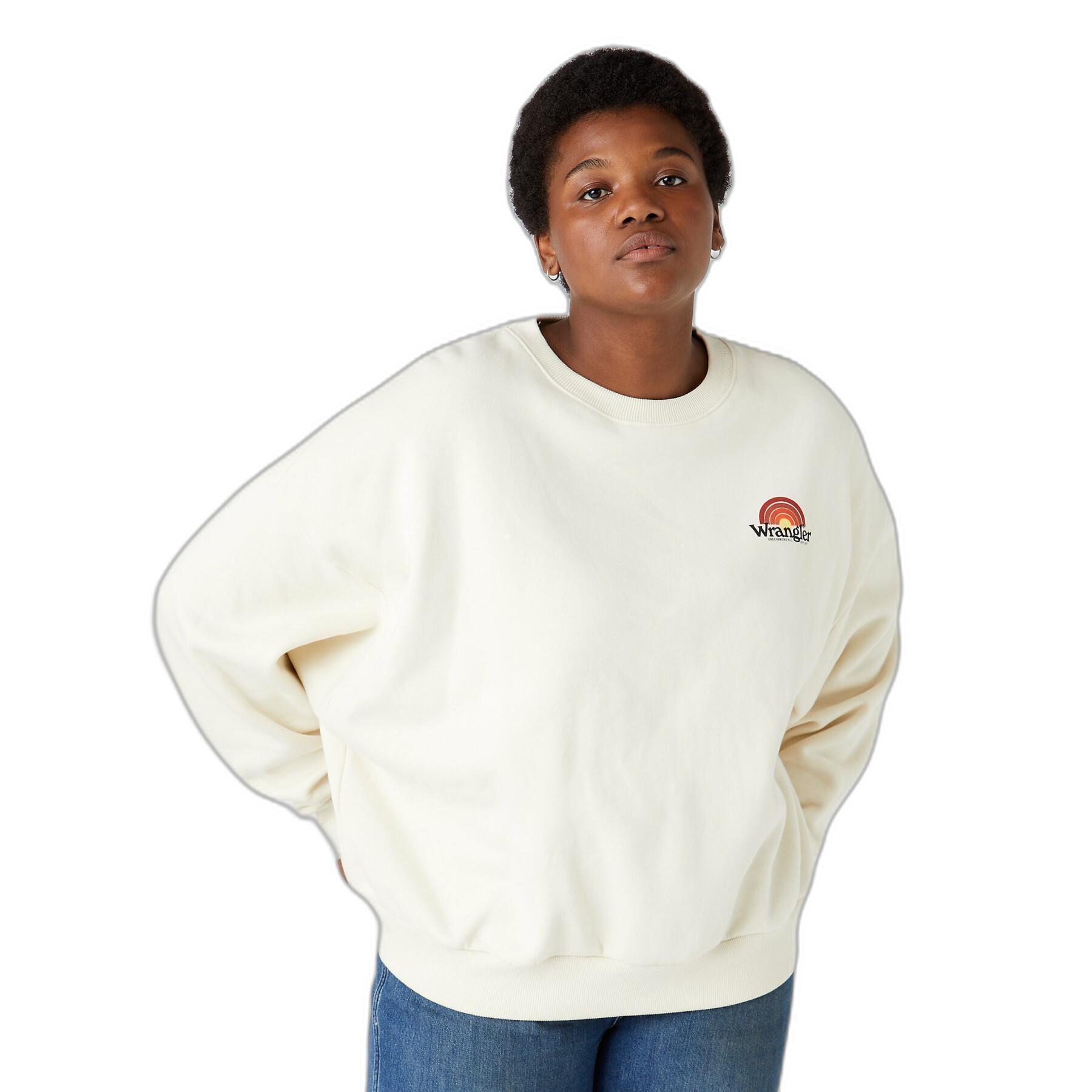 Sweatshirt för kvinnor Wrangler relaxed