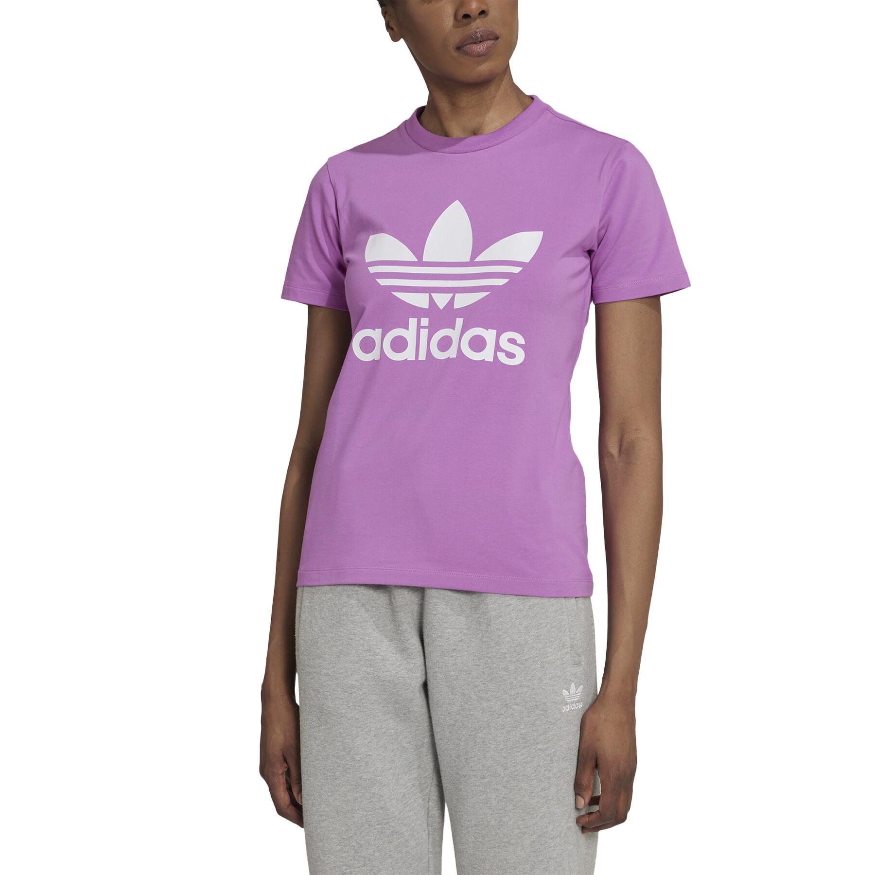 T-shirt för kvinnor adidas Originals Trefoil Adicolor Classics