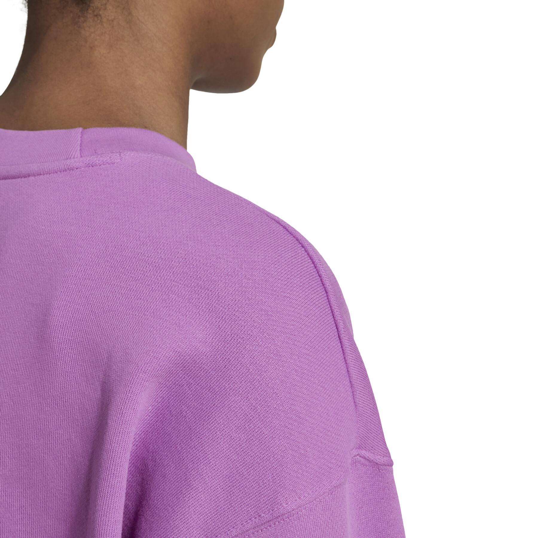 Sweatshirt med rund halsringning för kvinnor adidas Originals Trefoil