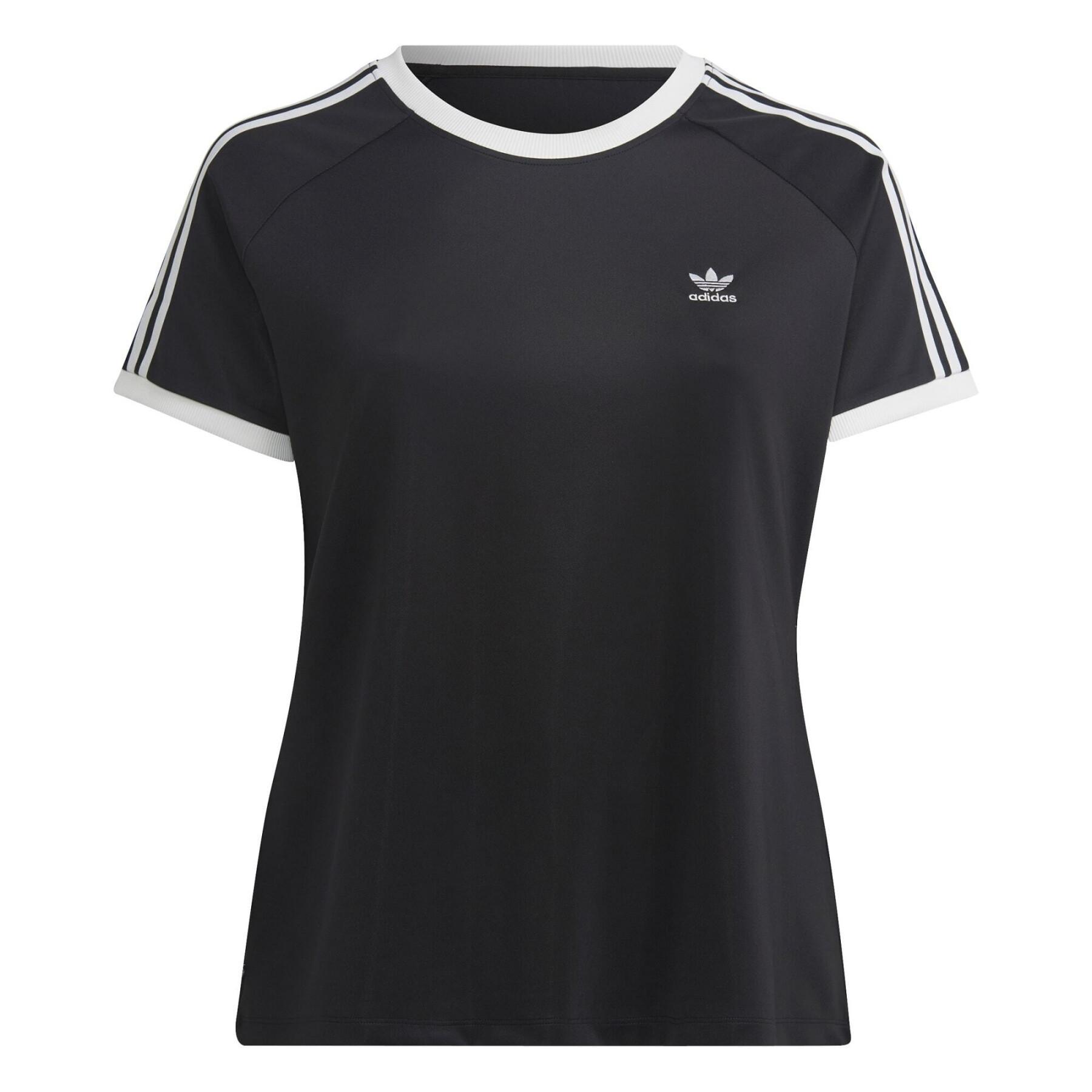 T-shirt med 3 ränder och passform för kvinnor adidas Originals Adicolor Classics