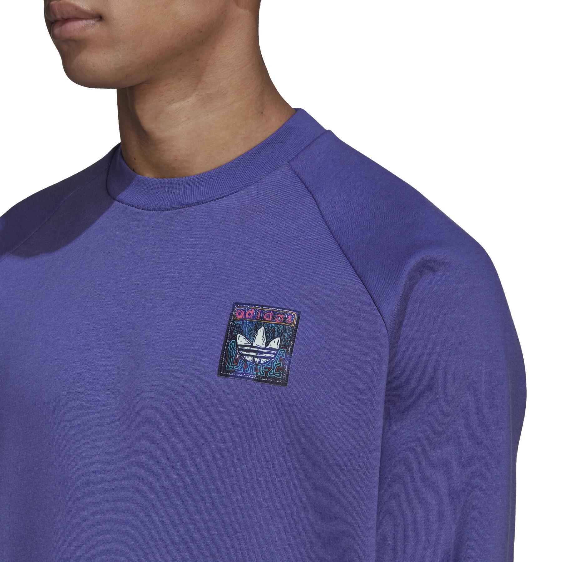 Sweatshirt med rund halsringning adidas Originals Graphic