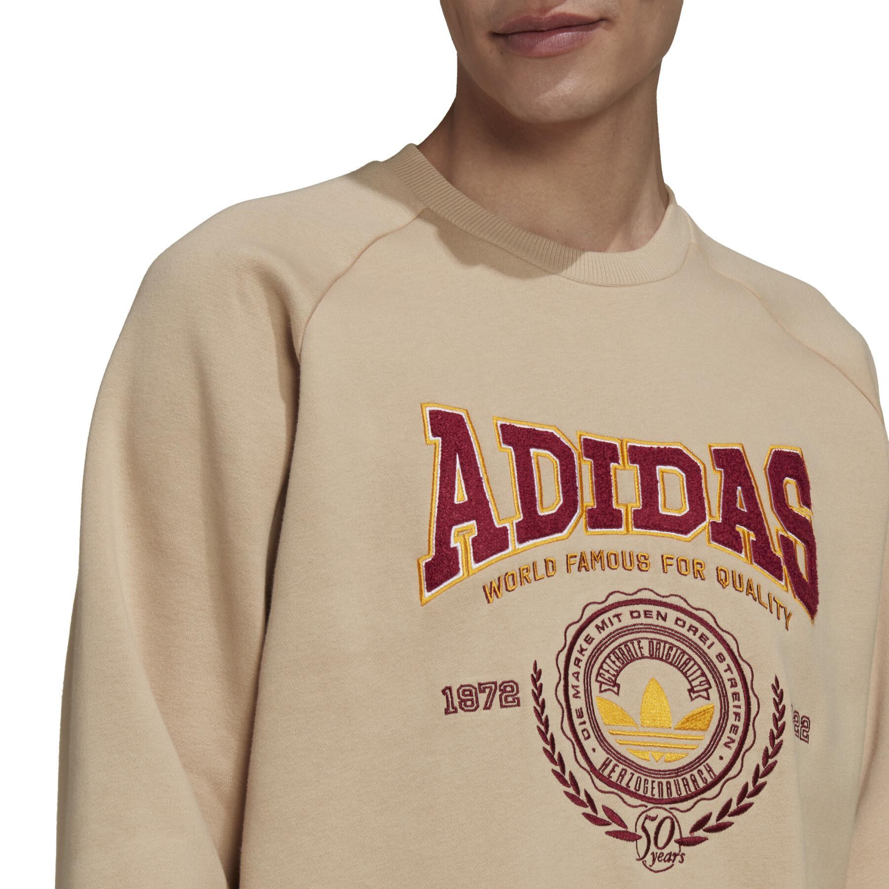 Sweatshirt med rund halsringning adidas Originals Varsity