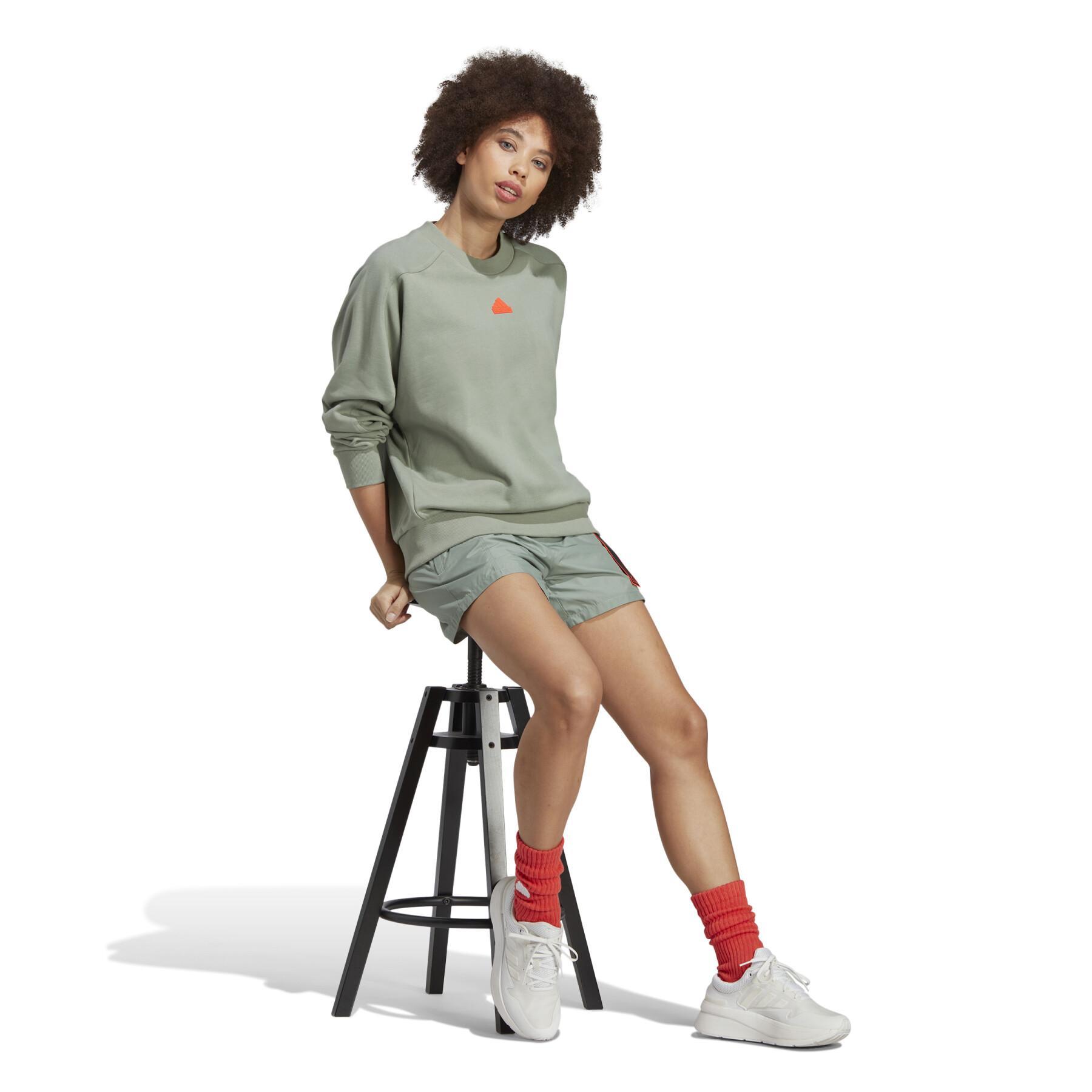 Löst sittande sweatshirt för kvinnor adidas City Escape