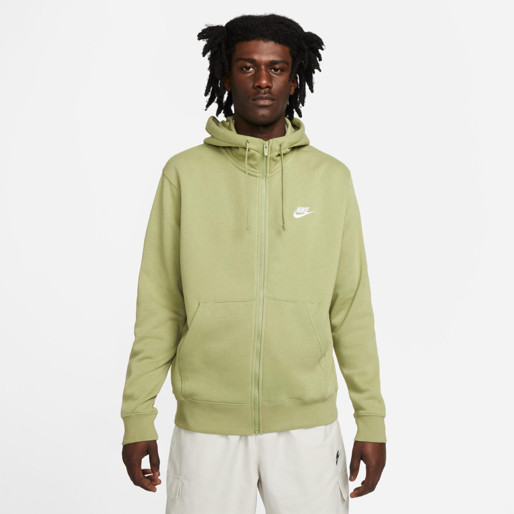 Sweatshirt med huva och dragkedja Nike Sportswear Club