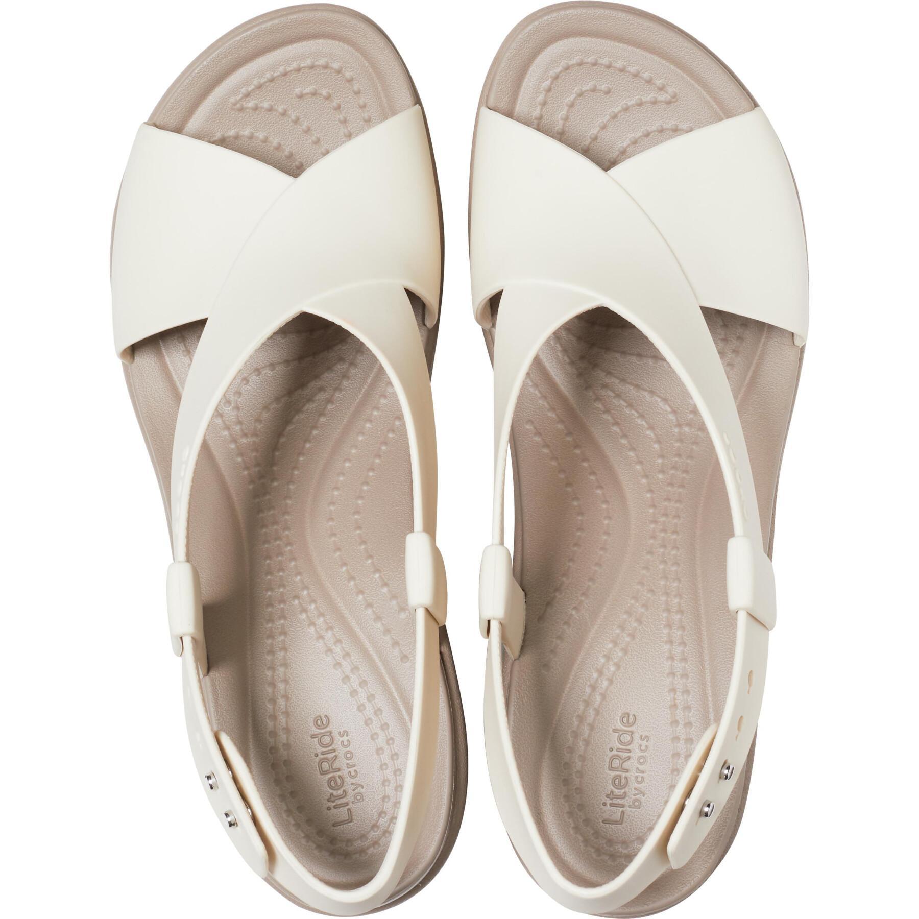 Sandaler för kvinnor Crocs brooklyn high wedge