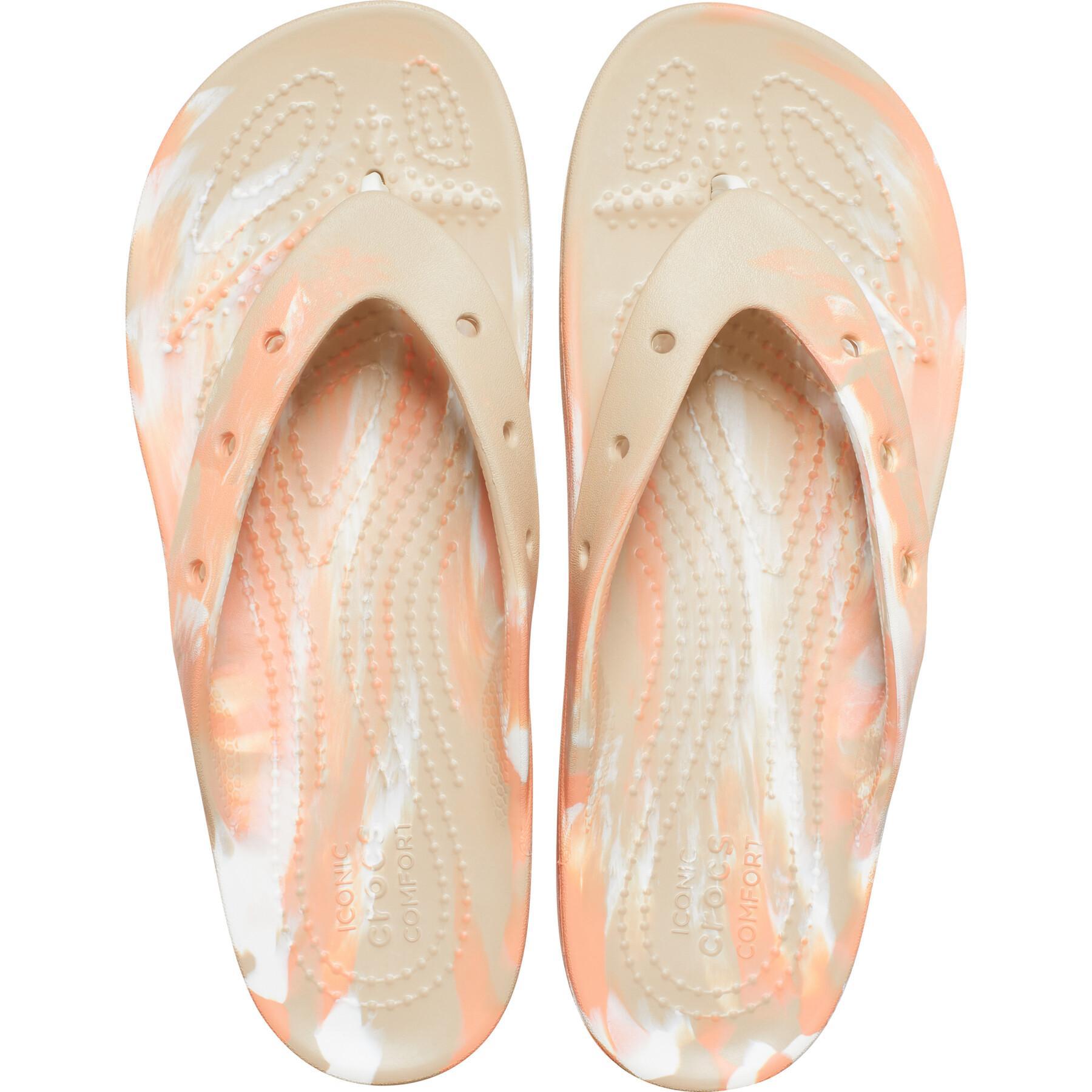 Flip-flops för kvinnor Crocs Classic Platform Marbled