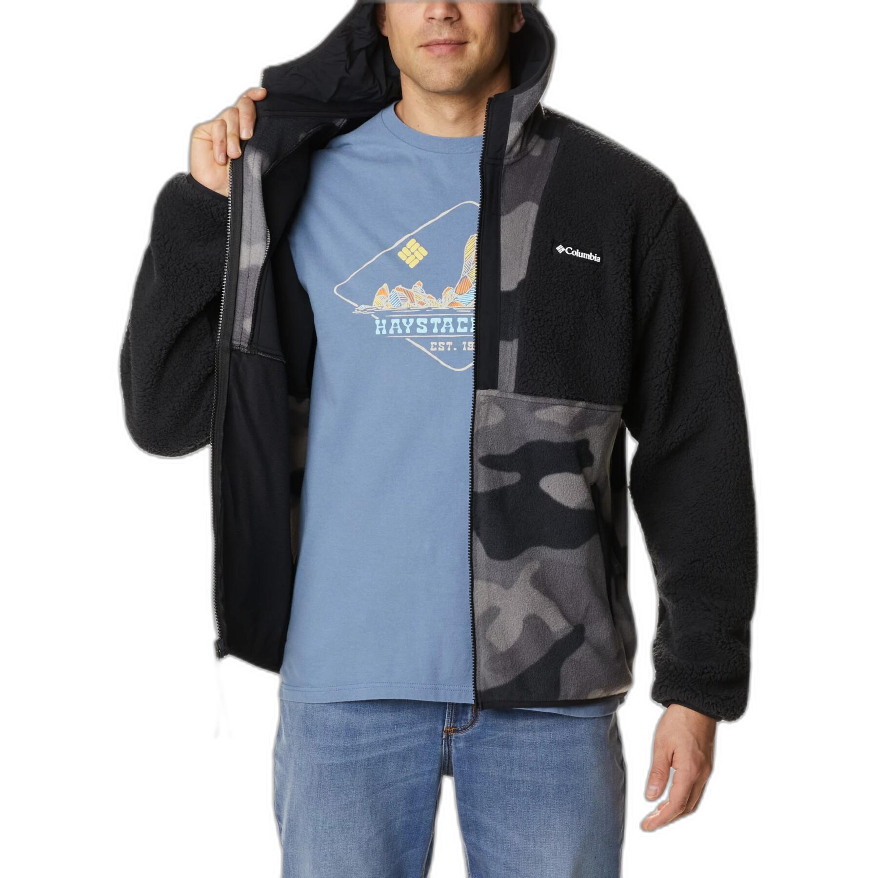 Sweatshirt med huva Columbia Backbowl Sherpa FZ