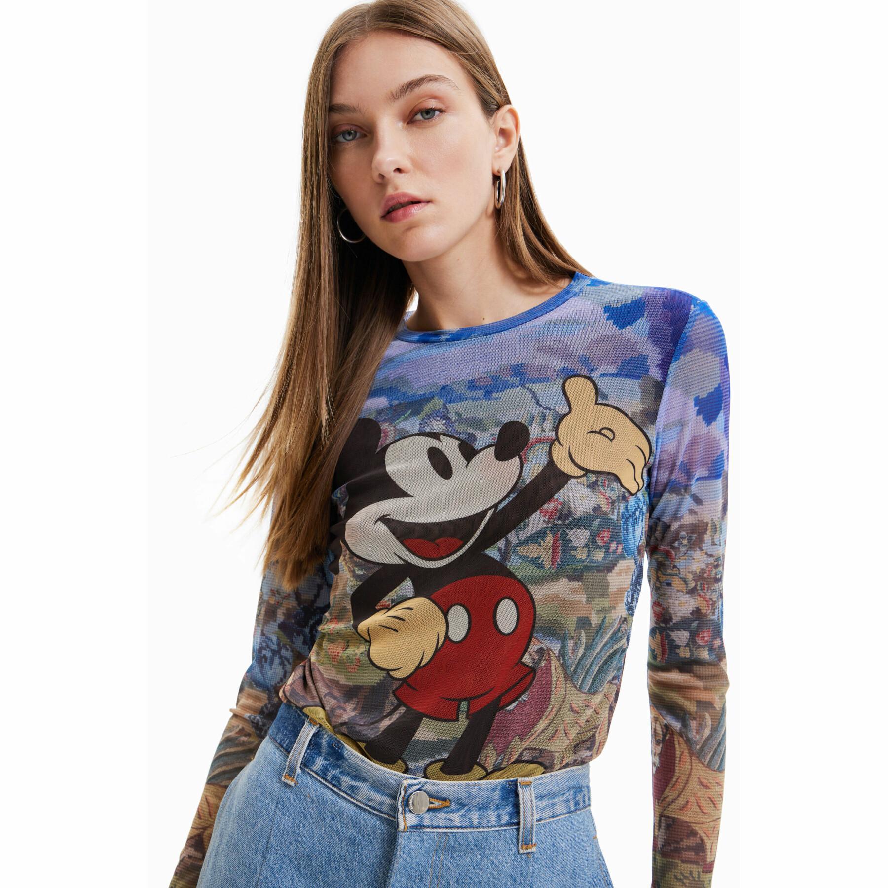 T-shirt för kvinnor Desigual Ok Mickey