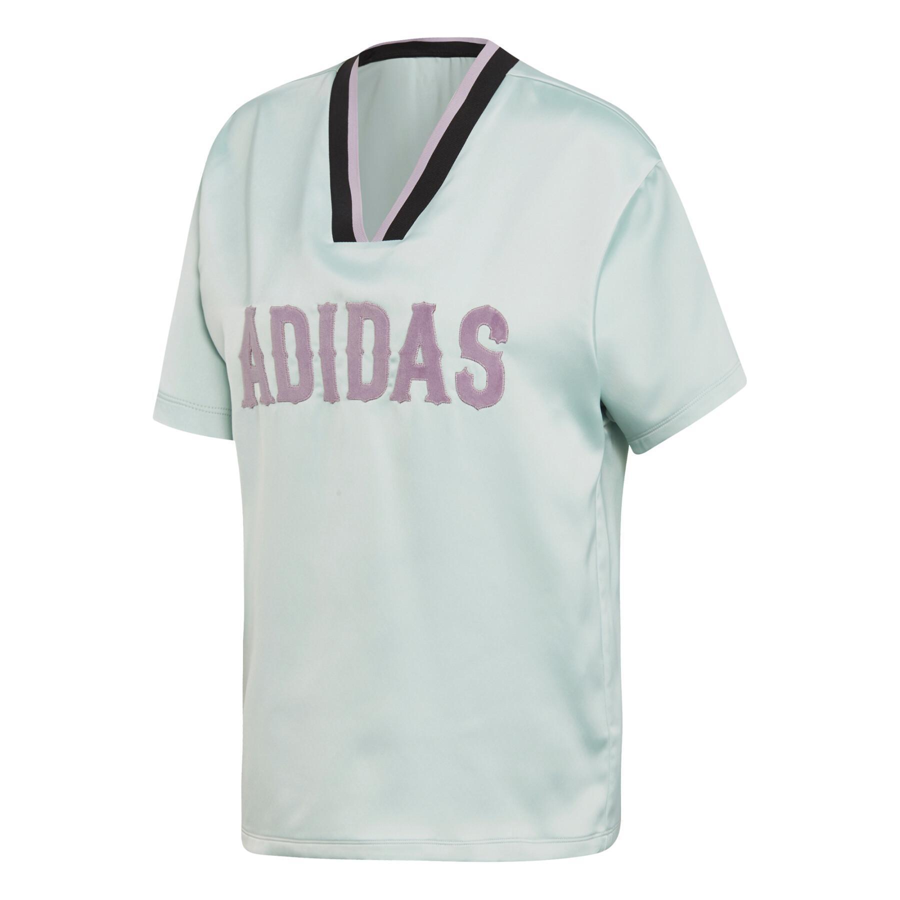 T-shirt för kvinnor adidas Boyfriend Baseball