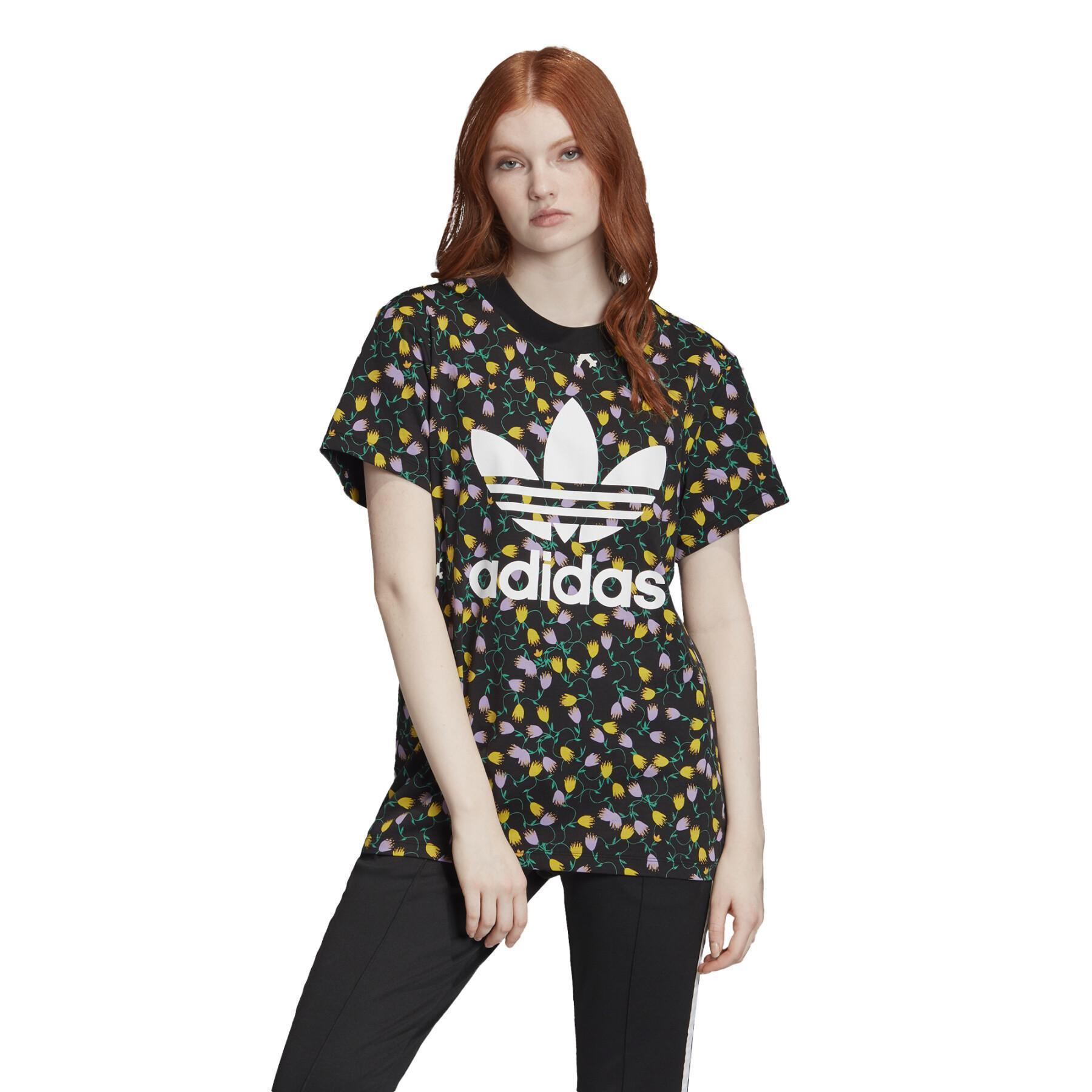 T-shirt för kvinnor adidas Originals Allover Print
