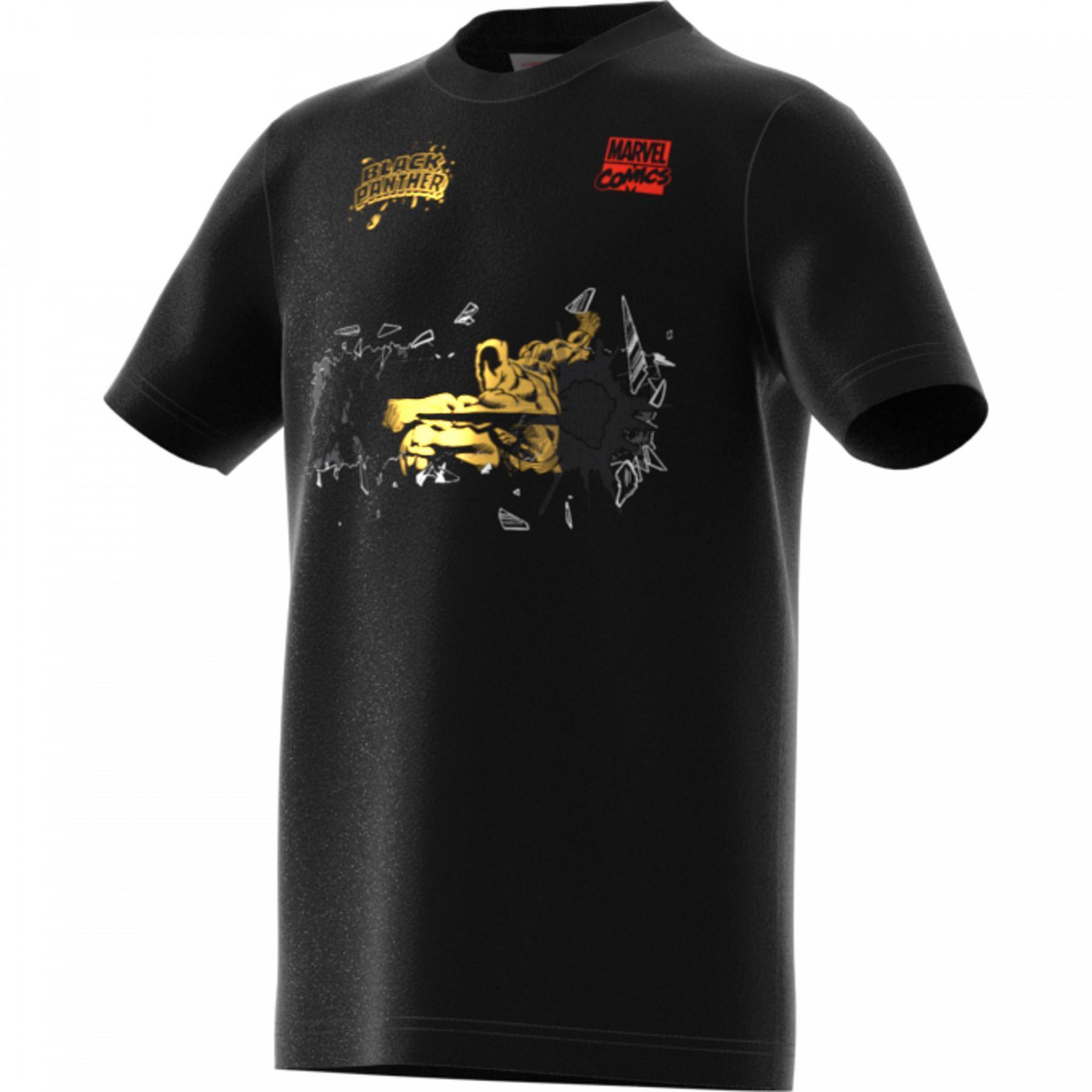 T-shirt för barn adidas Marvel Black Panther Graphics