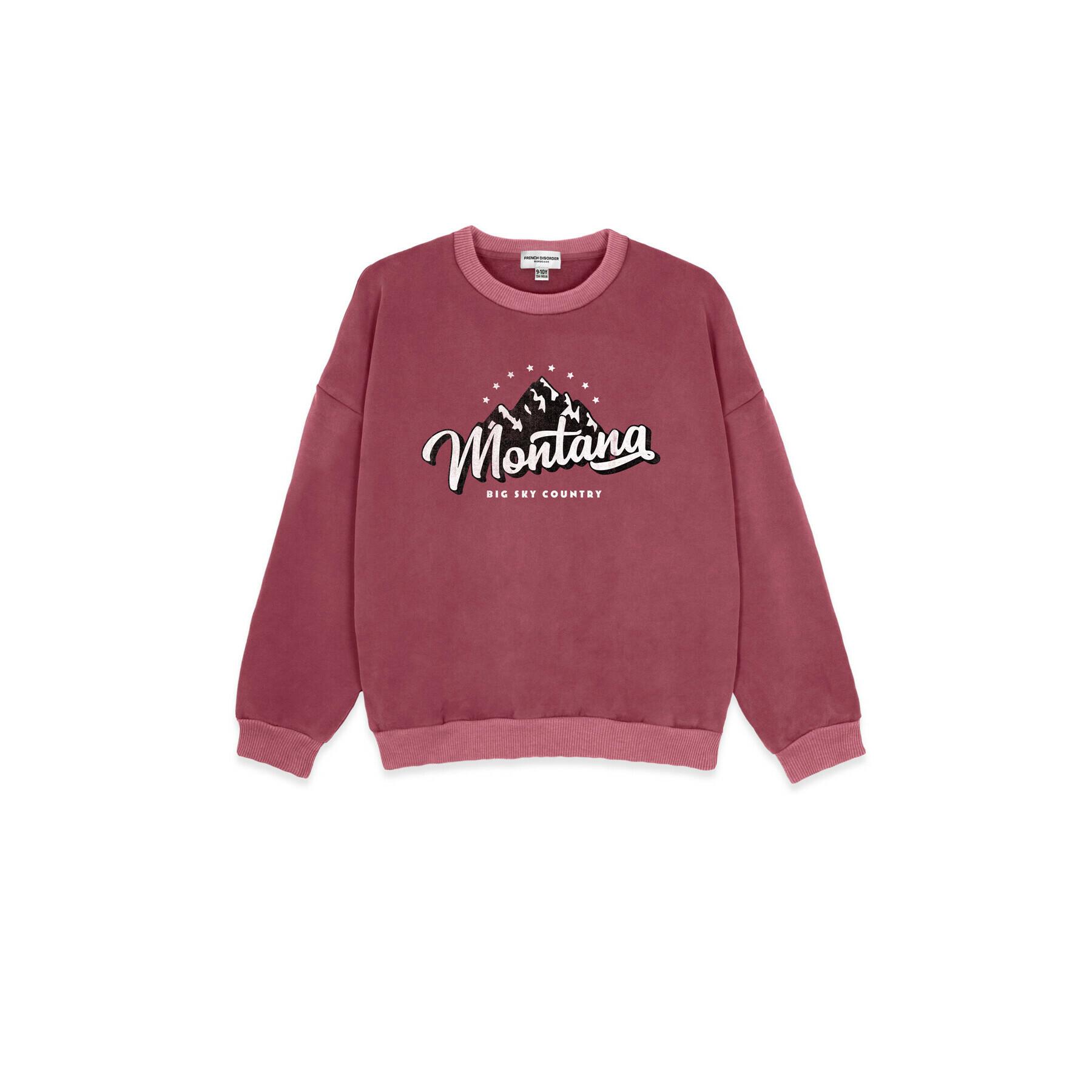 Sweatshirt för flickor French Disorder Max Washed Montana