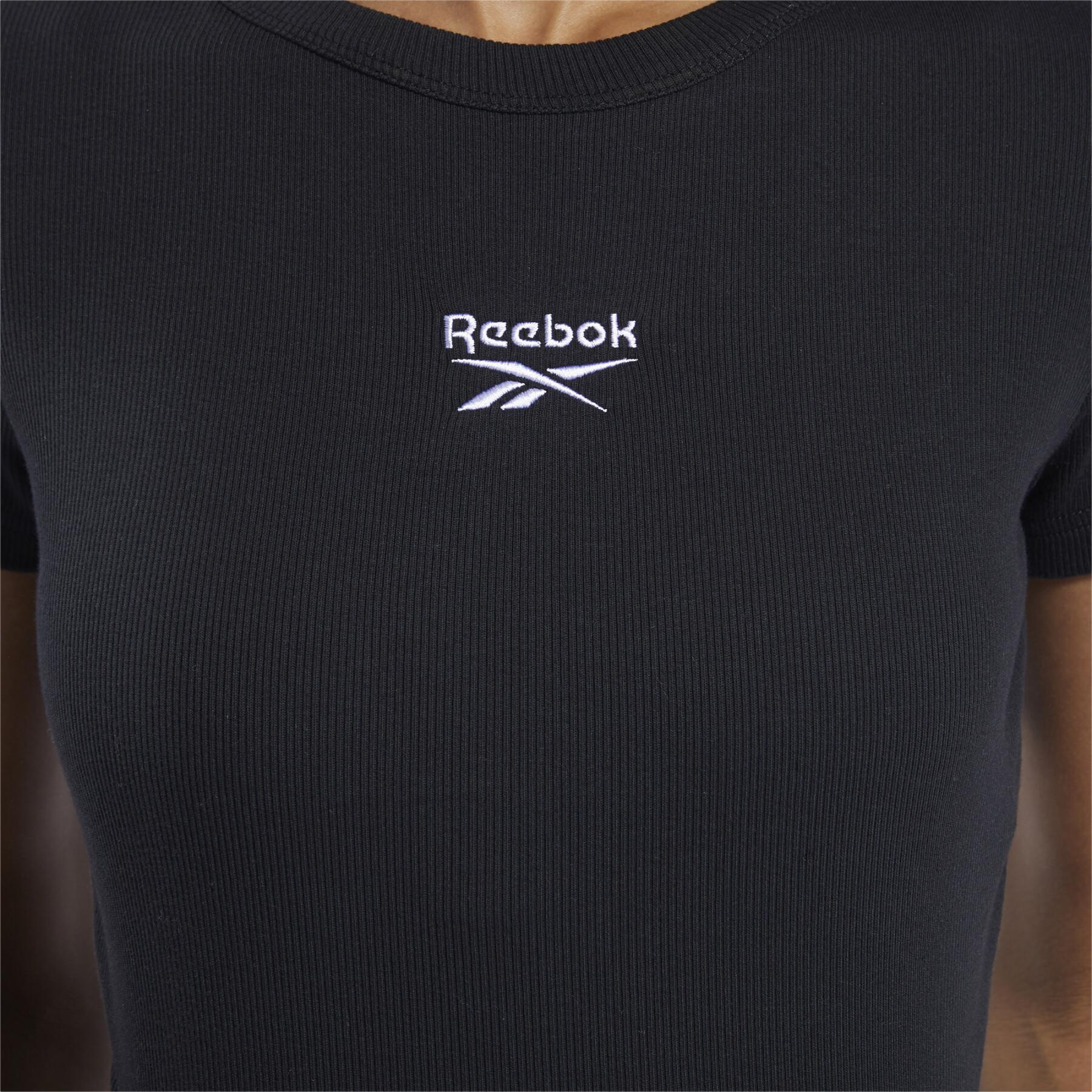T-shirt för kvinnor Reebok côtelé