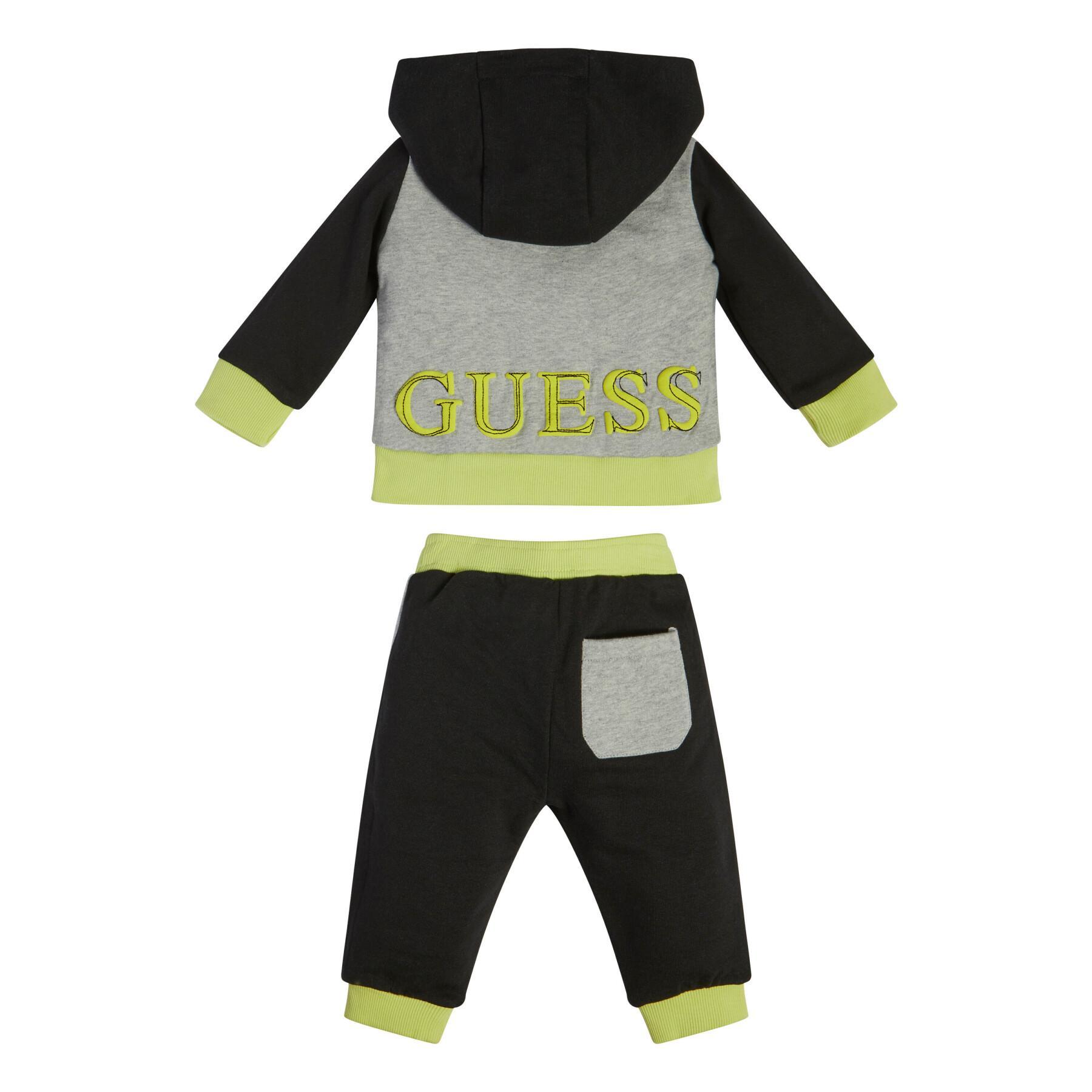Set med huvtröja och byxor för babypojke Guess Active