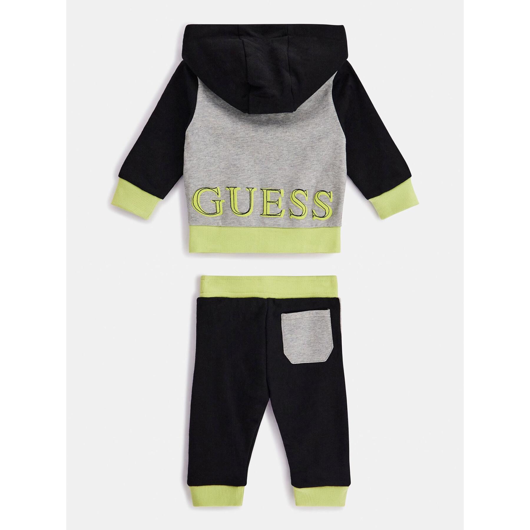 Set med huvtröja och byxor för babypojke Guess Active
