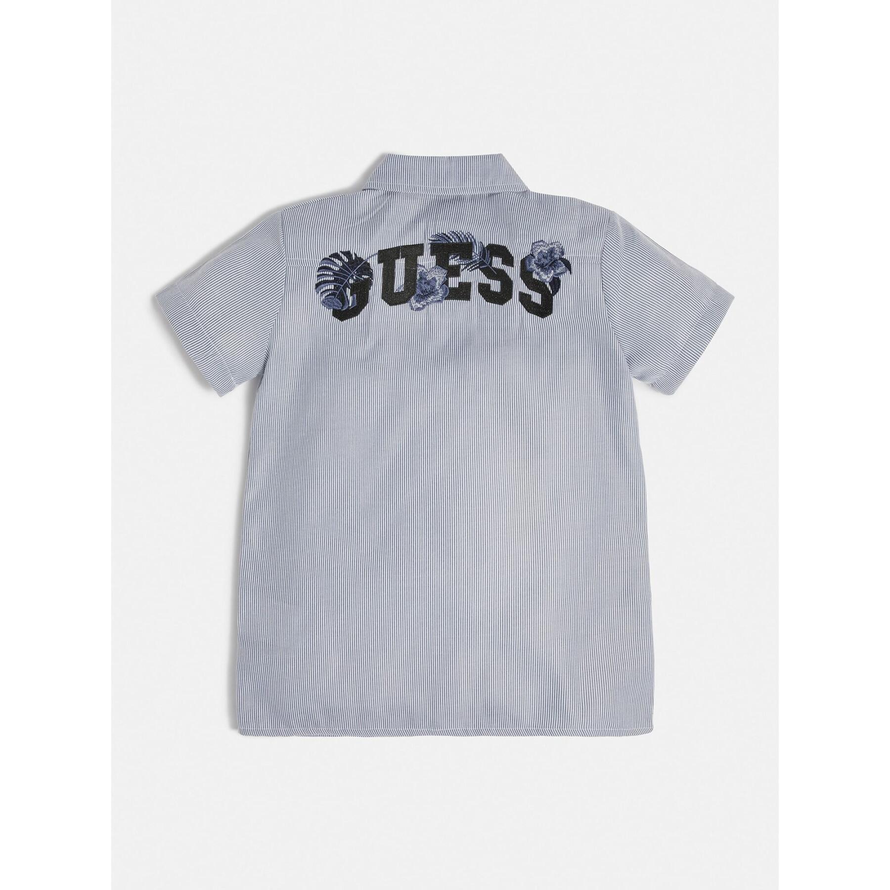 Poplinskjorta för barn Guess