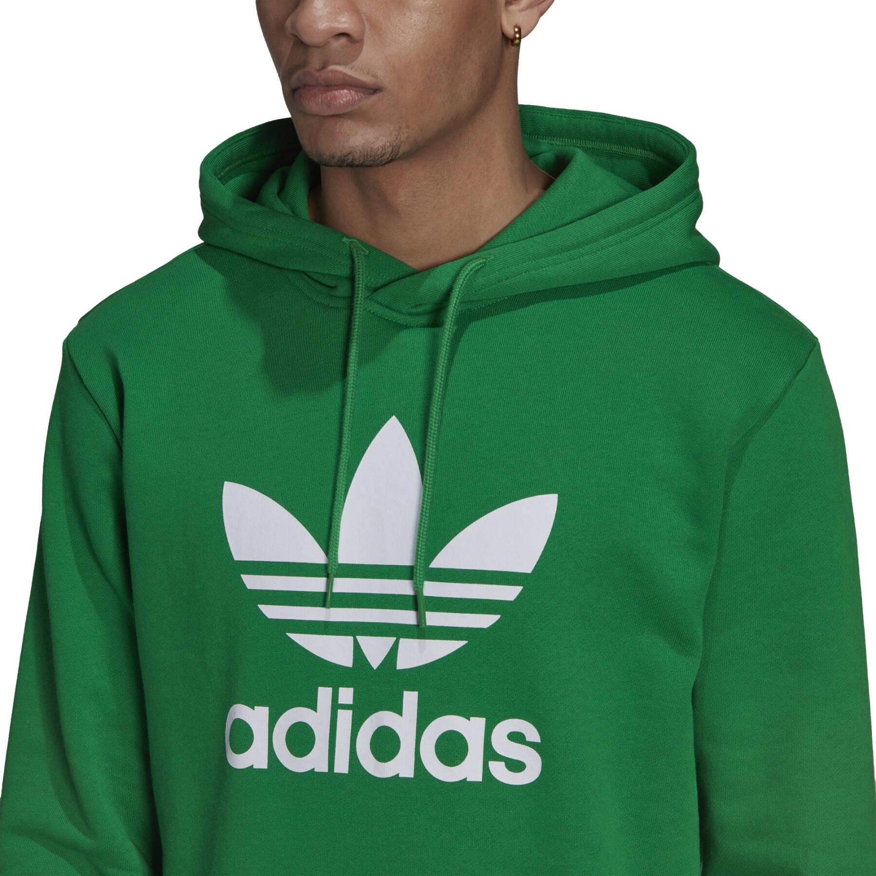 Sweatshirt med huva adidas Originals Adicolor Trefoil
