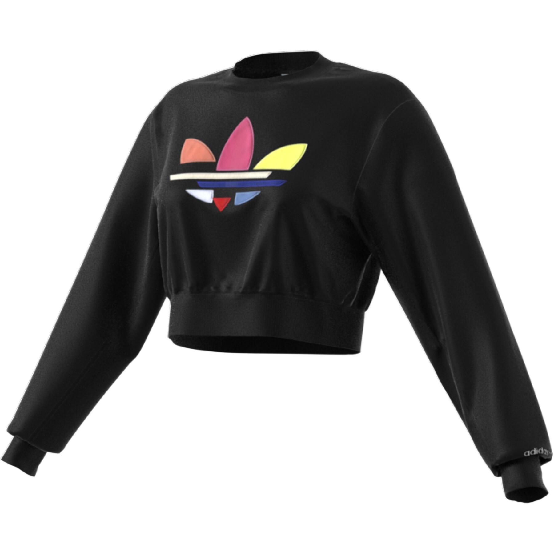 Sweatshirt för kvinnor adidas Originals Adicolor Trefoil