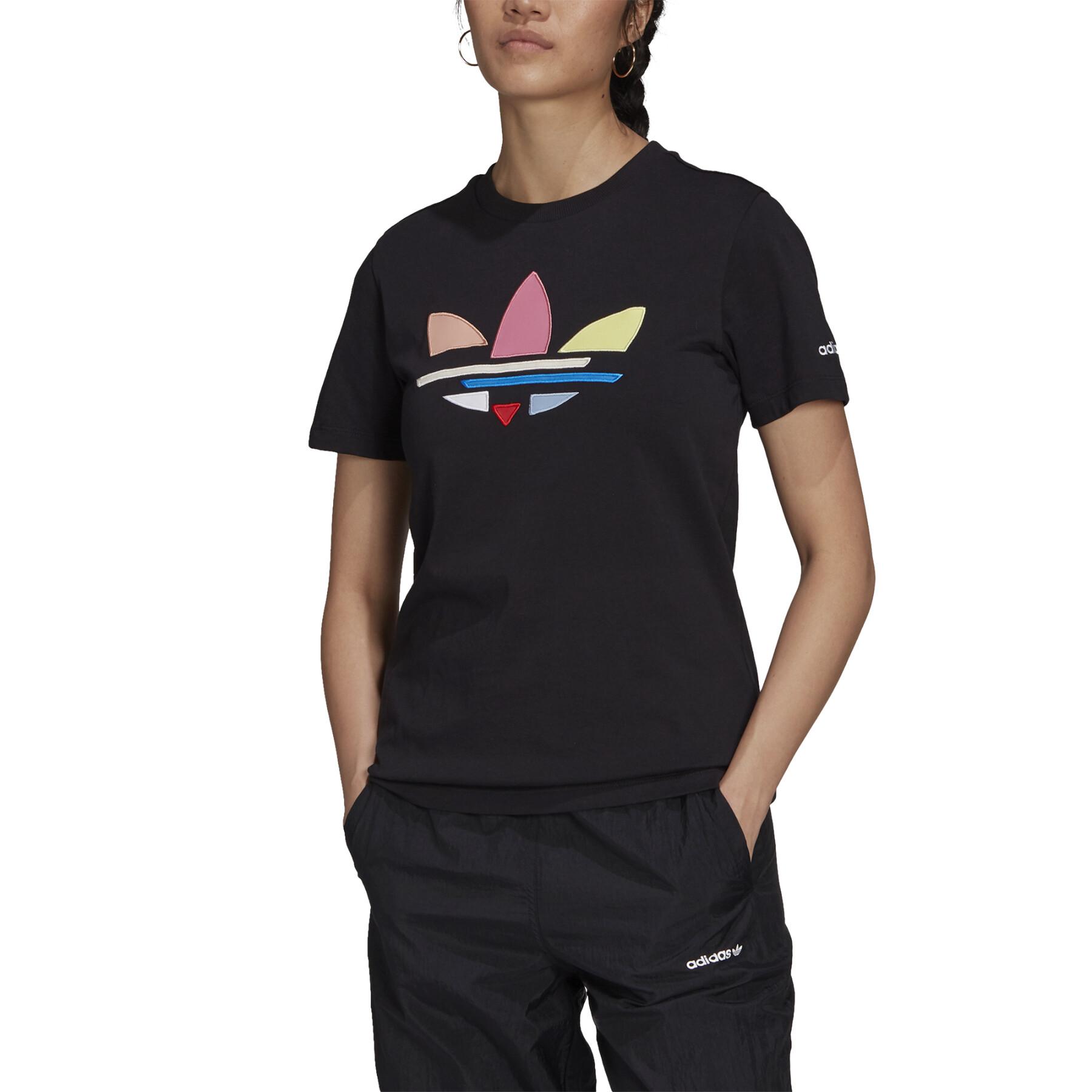 T-shirt för kvinnor adidas Originals Adicolor Trefoil