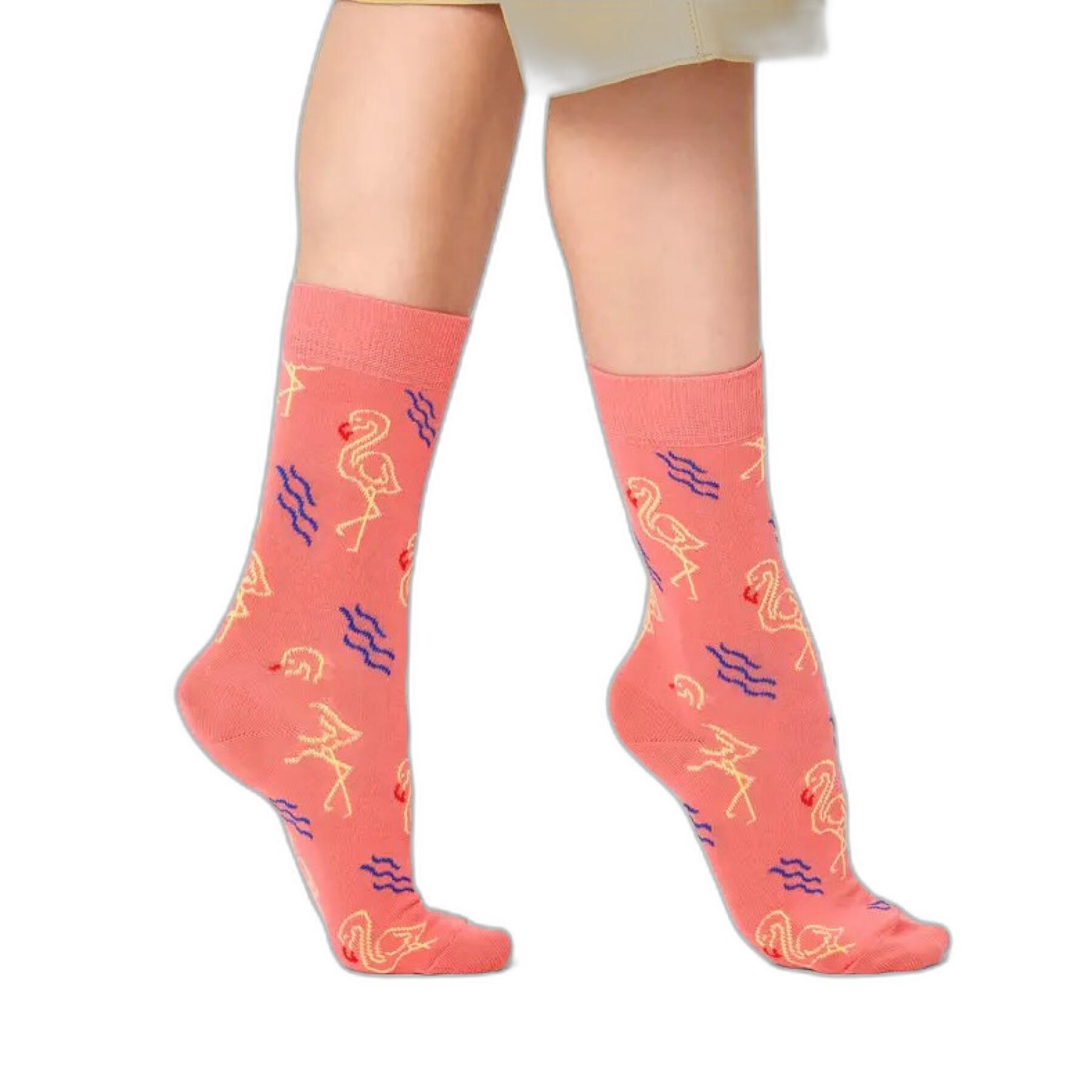 Strumpor Happy Socks Flamingo