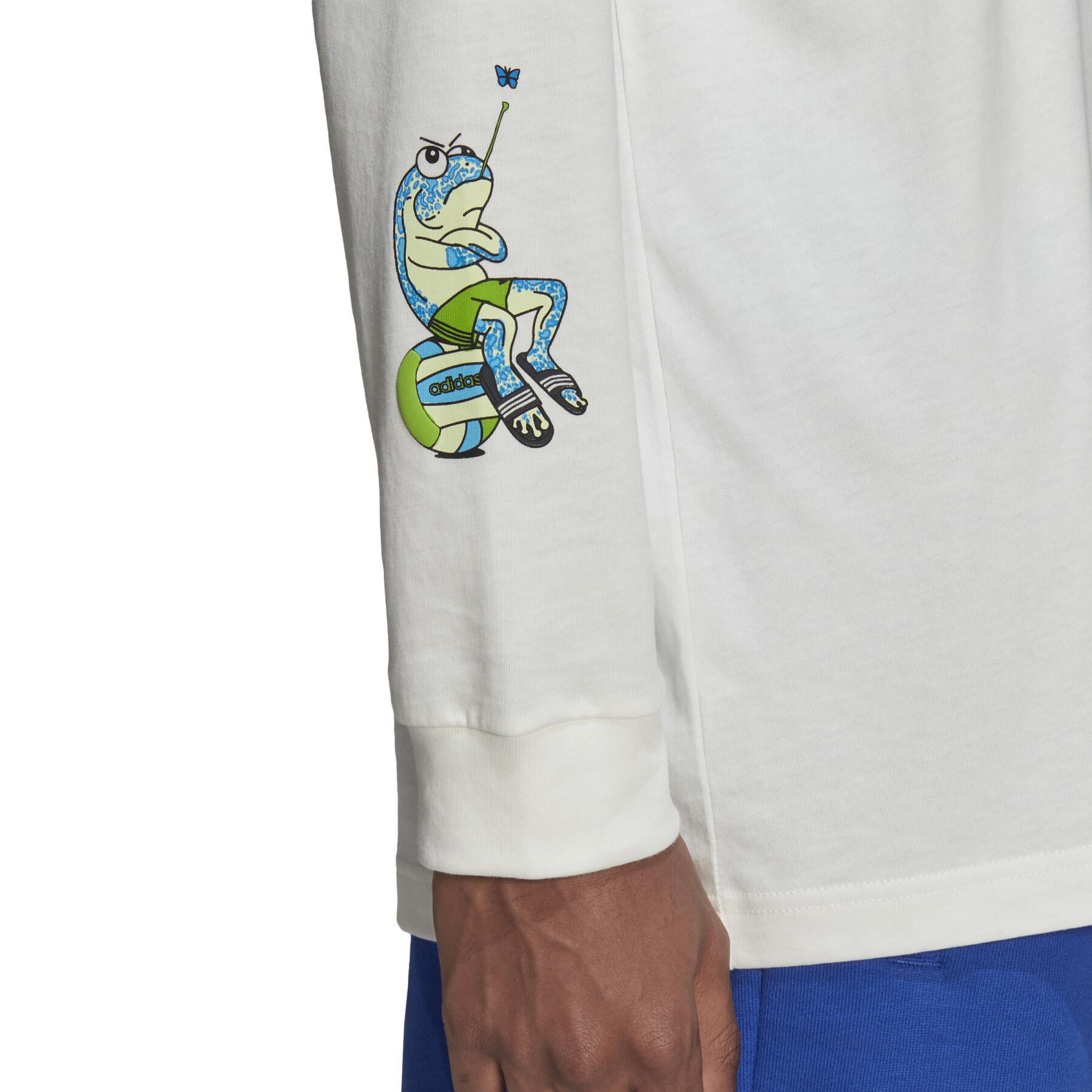 Långärmad T-shirt adidas Originals Graphic Stoked Fish