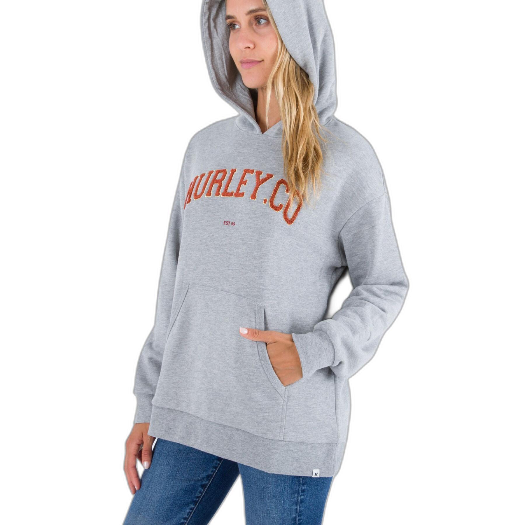 Sweatshirt med huva för kvinnor Hurley Os University