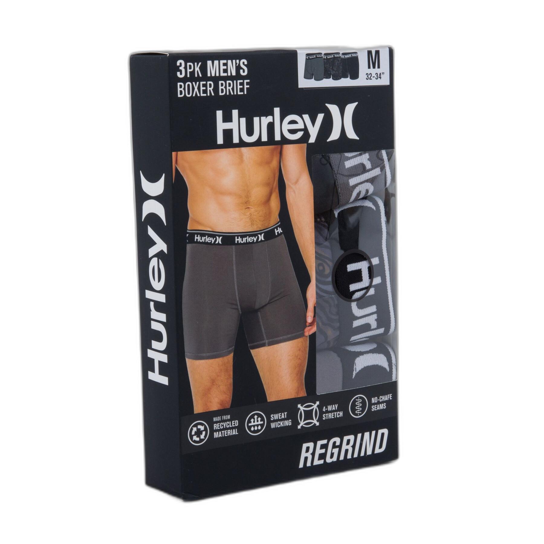 Set med 3 boxershorts Hurley Brief