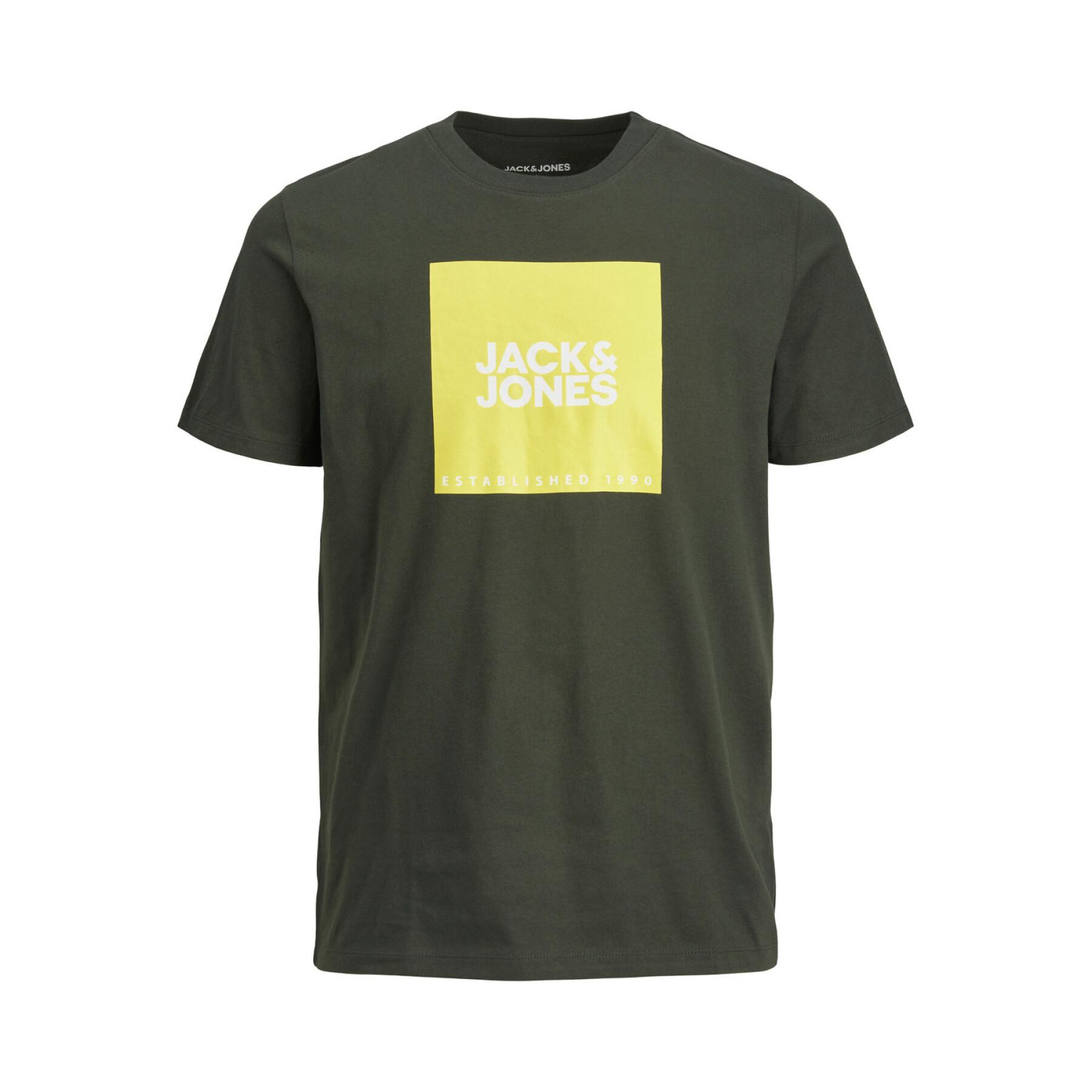 T-shirt med rund halsringning för barn Jack & Jones Jjlock