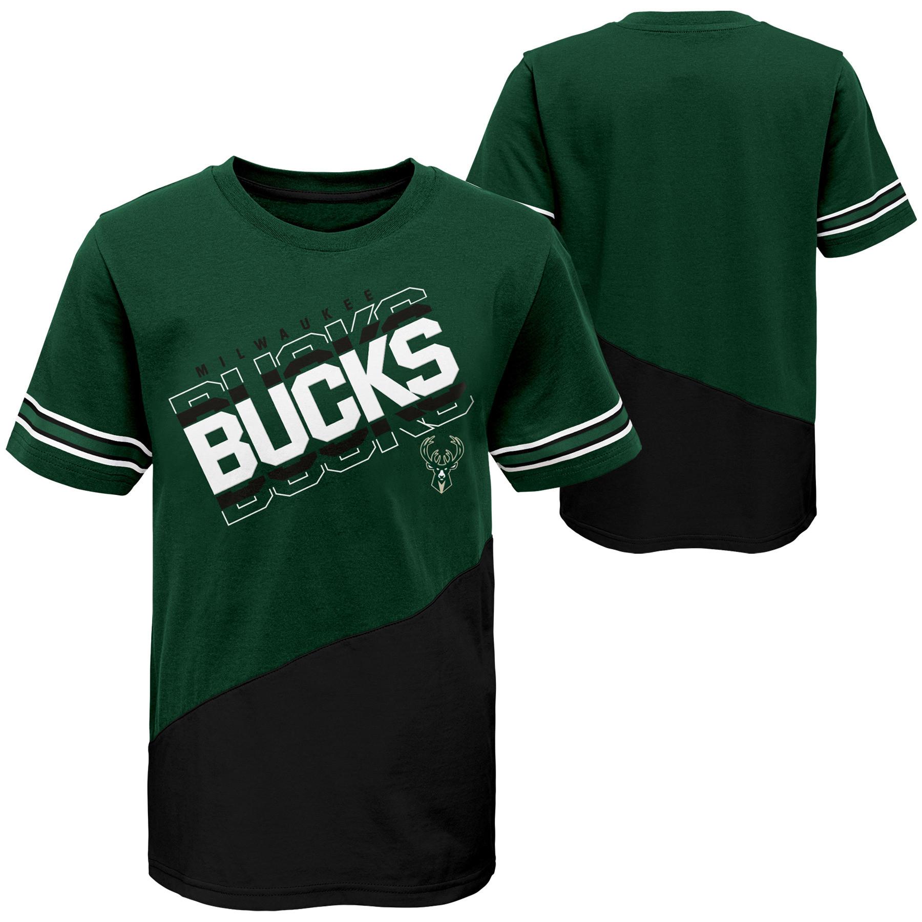 T-shirt för barn Outerstuff Milwaukee Bucks
