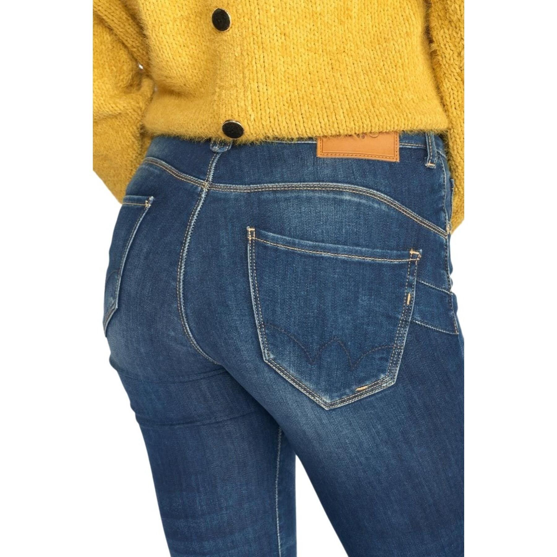 Vanliga jeans med hög midja för kvinnor Le Temps des cerises Casal Pulp N°2