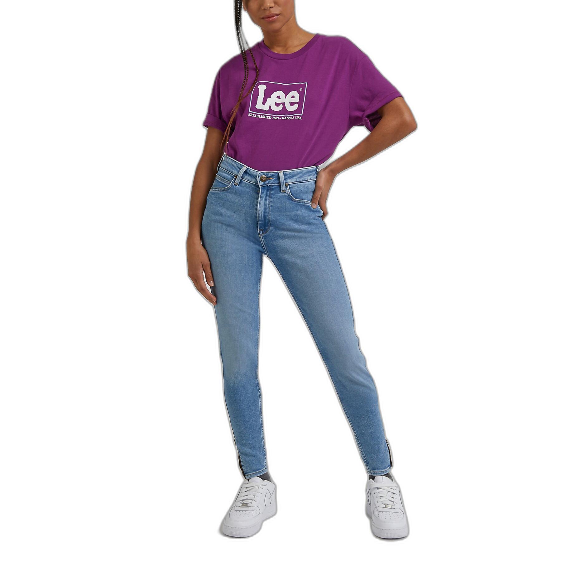T-shirt för kvinnor Lee Relaxed