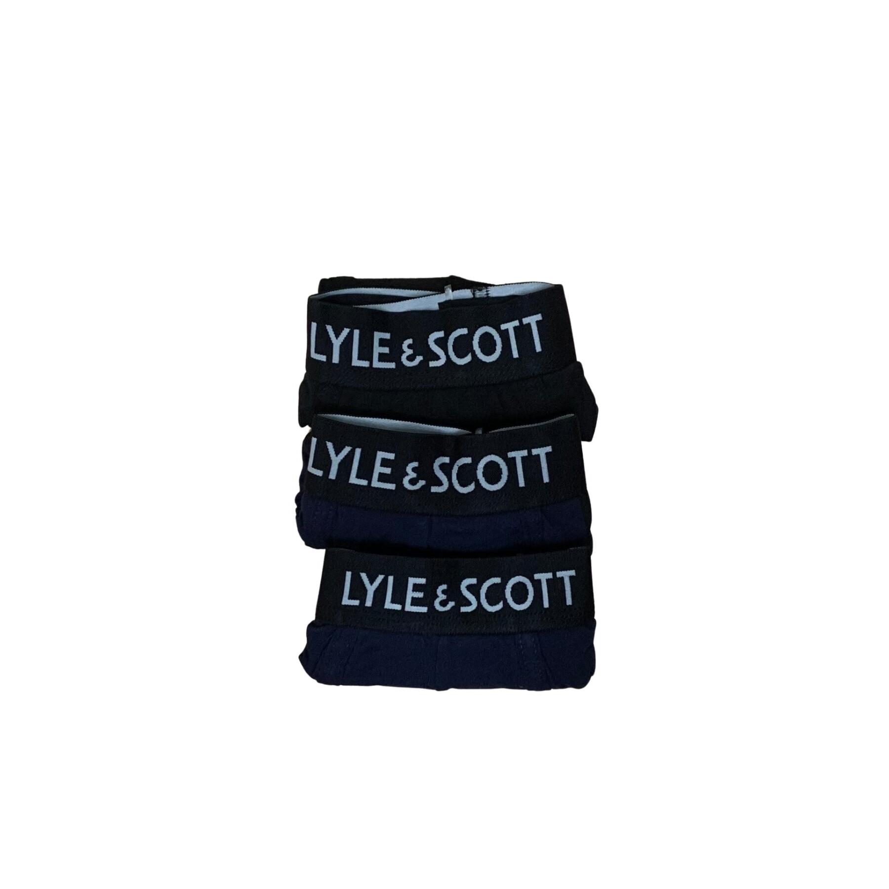 Förpackning med 3 boxershorts Lyle & Scott Elias
