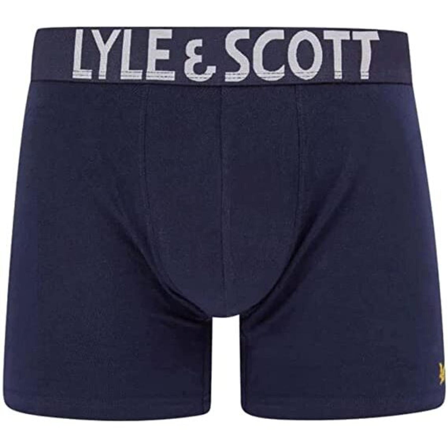 Förpackning med 3 boxershorts Lyle & Scott Daniel