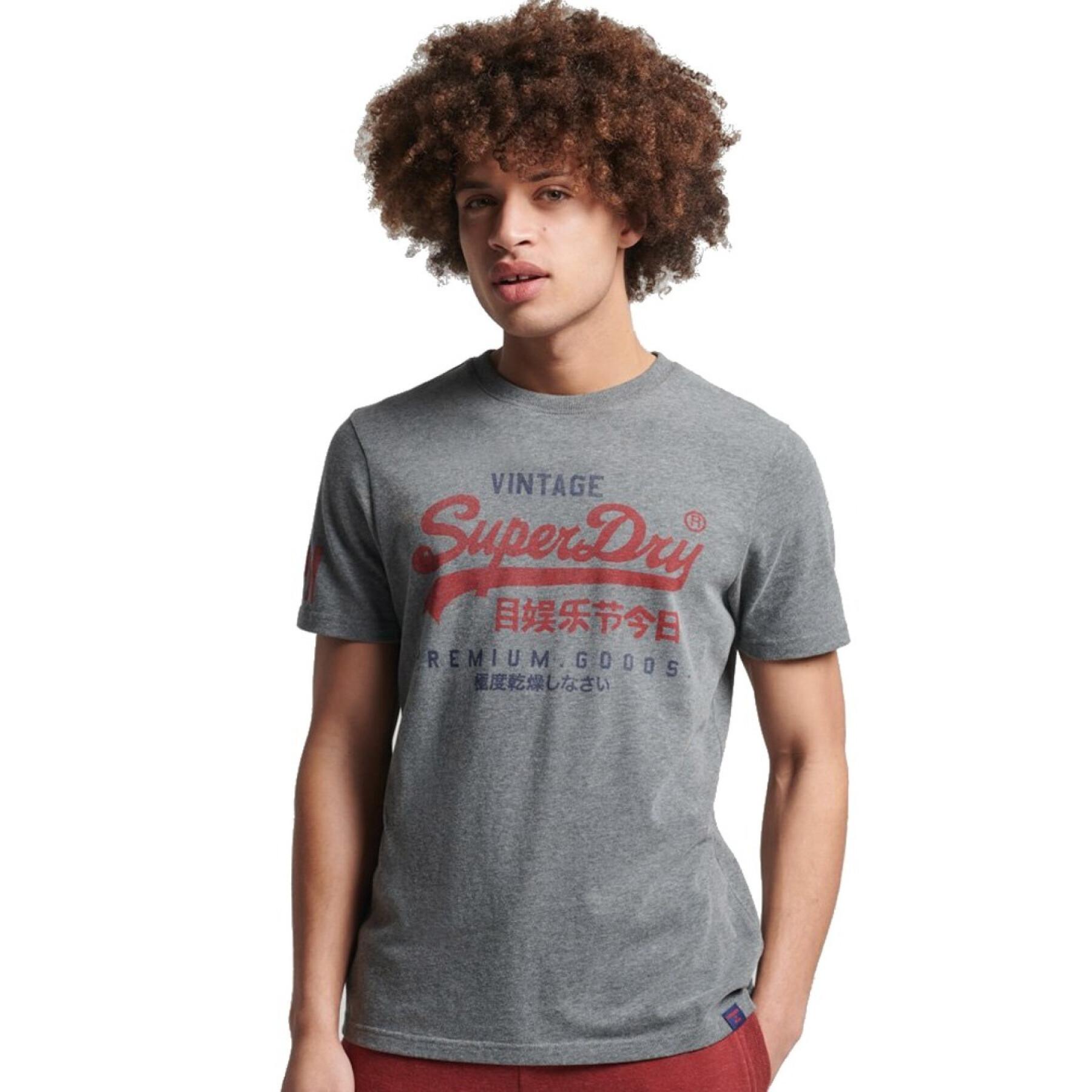 Kortärmad T-shirt Superdry Vintage Vl Classic